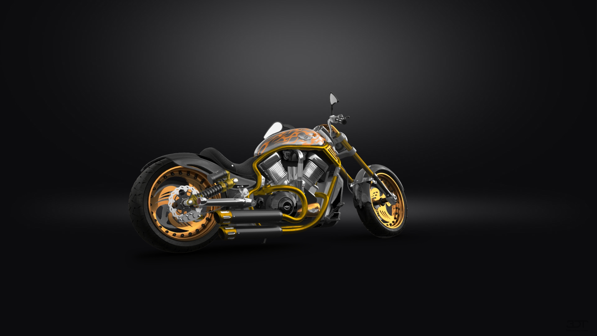Harley-Davidson Custom Chopper Cruiser 2011