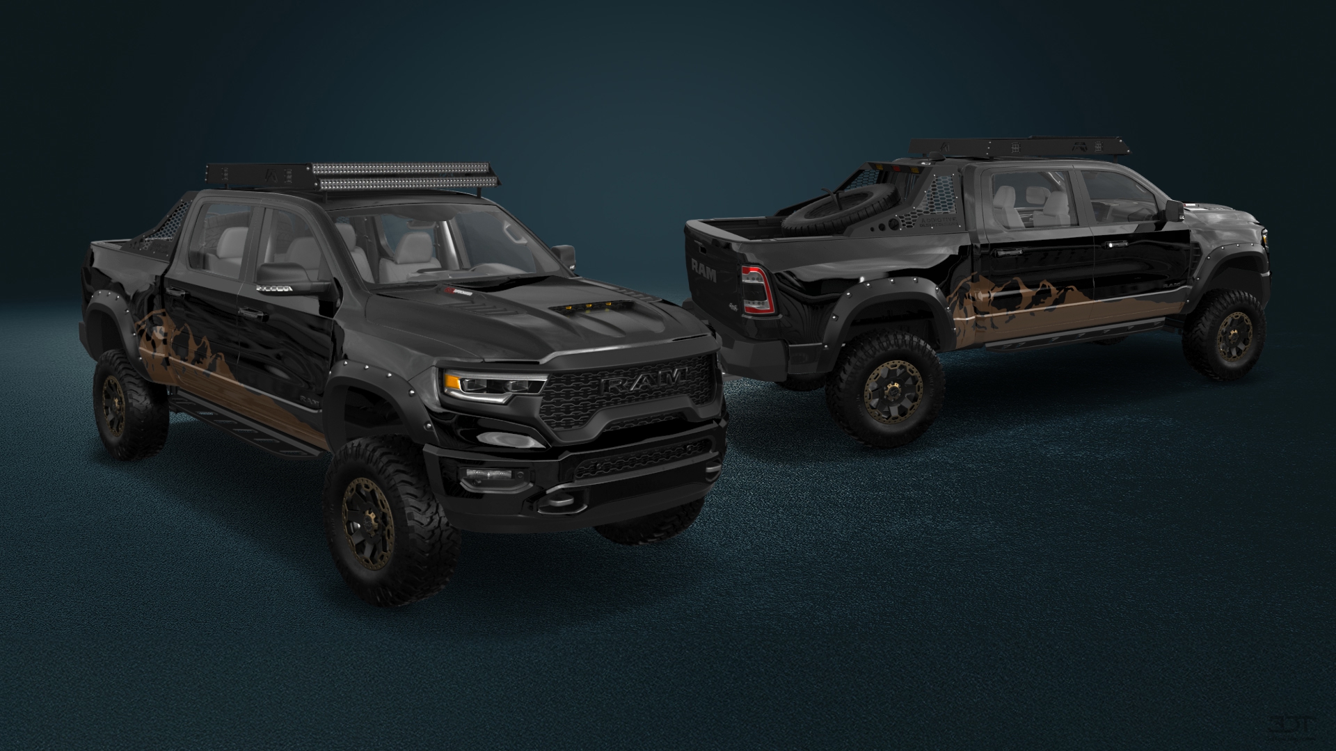 Dodge Ram 1500 TRX 4 Door pickup truck 2021