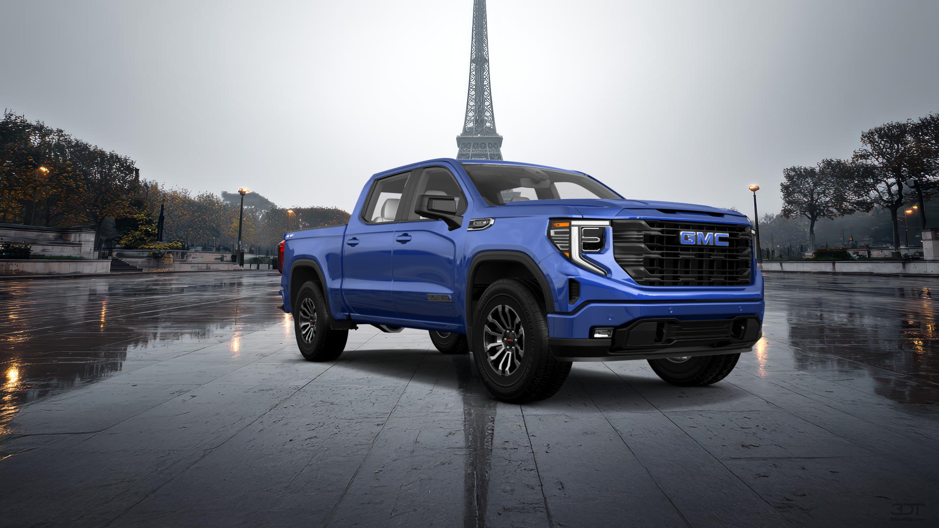 GMC Sierra 1500 Crew Cab 5.8 ft box 4 Door pickup truck 2023 tuning