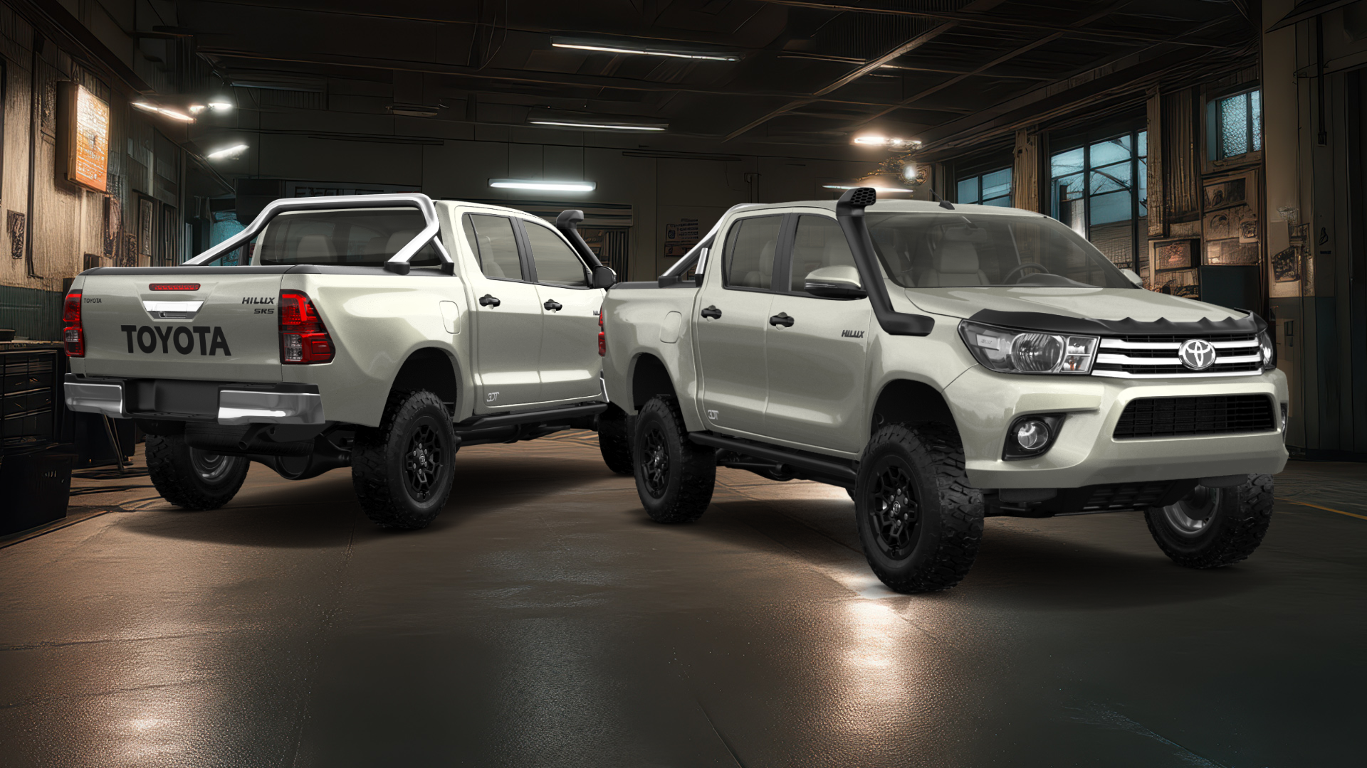 Toyota Hilux Double Cab 4 Door pickup truck 2015 tuning