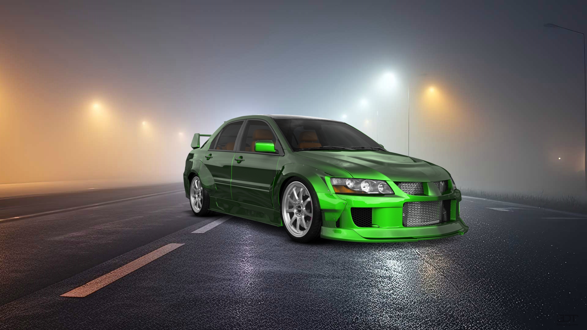 Mitsubishi Lancer Evo IX 4 Door Saloon 2005 tuning