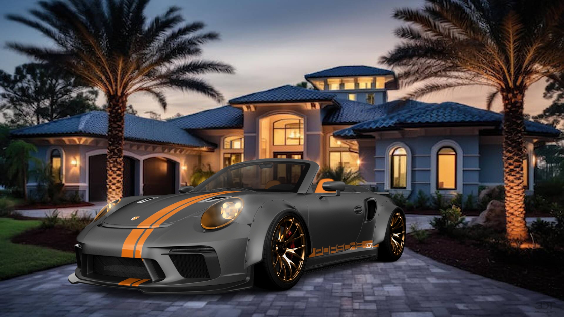 Porsche 911 Turbo S 2 Door Convertible 2014 tuning
