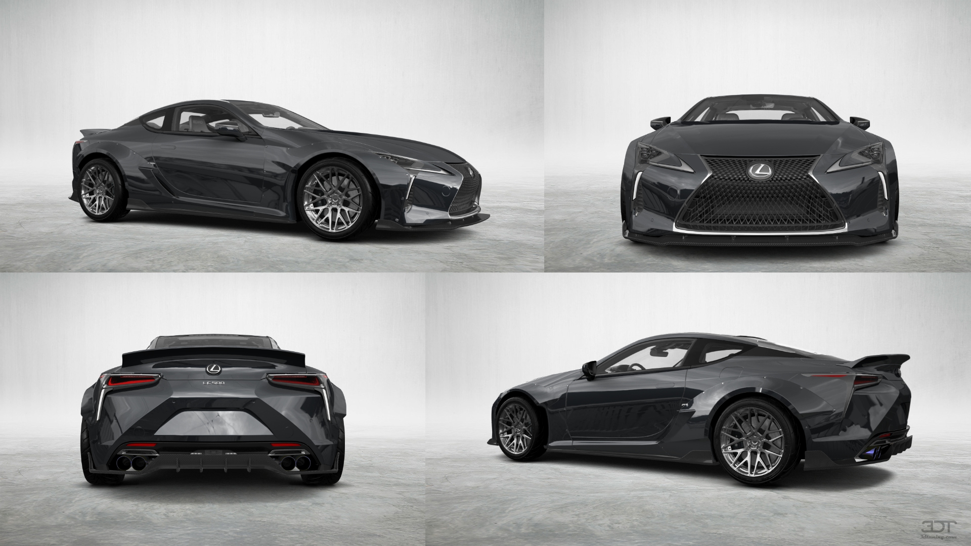 Lexus LC500 2 door fastback coupe 2017 tuning