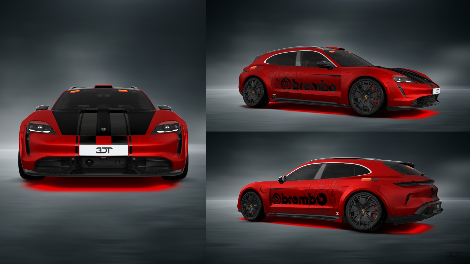 Porsche Taycan Sport Turismo Shooting Brake 2019 tuning