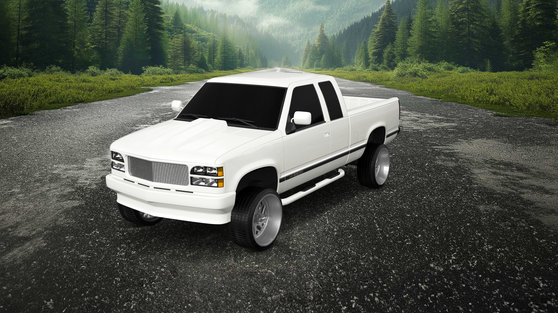 Chevrolet K2500 Extended Cab Pickup 1989