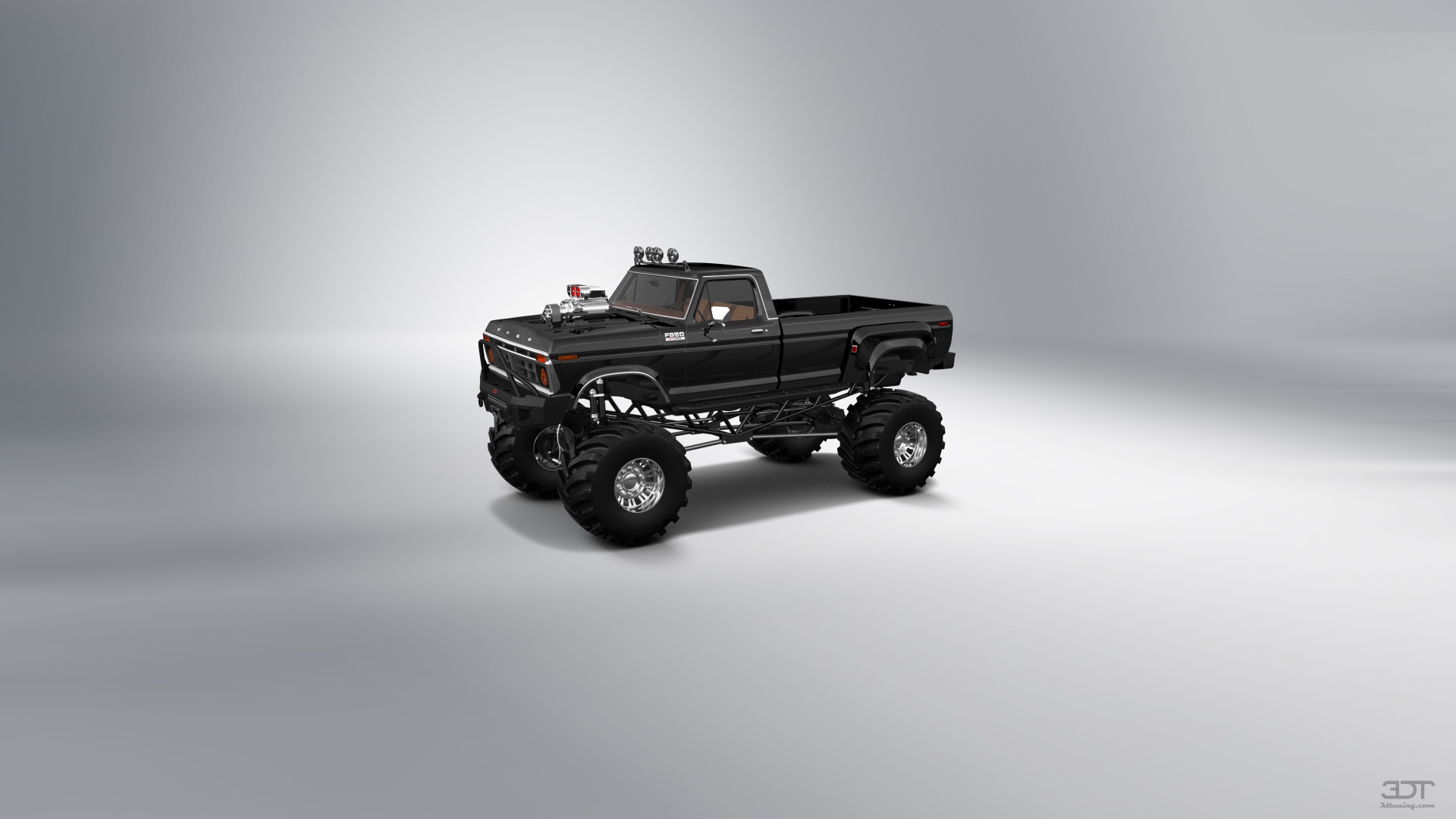 Ford F-350 Dually 2 Door pickup truck 1974 tuning