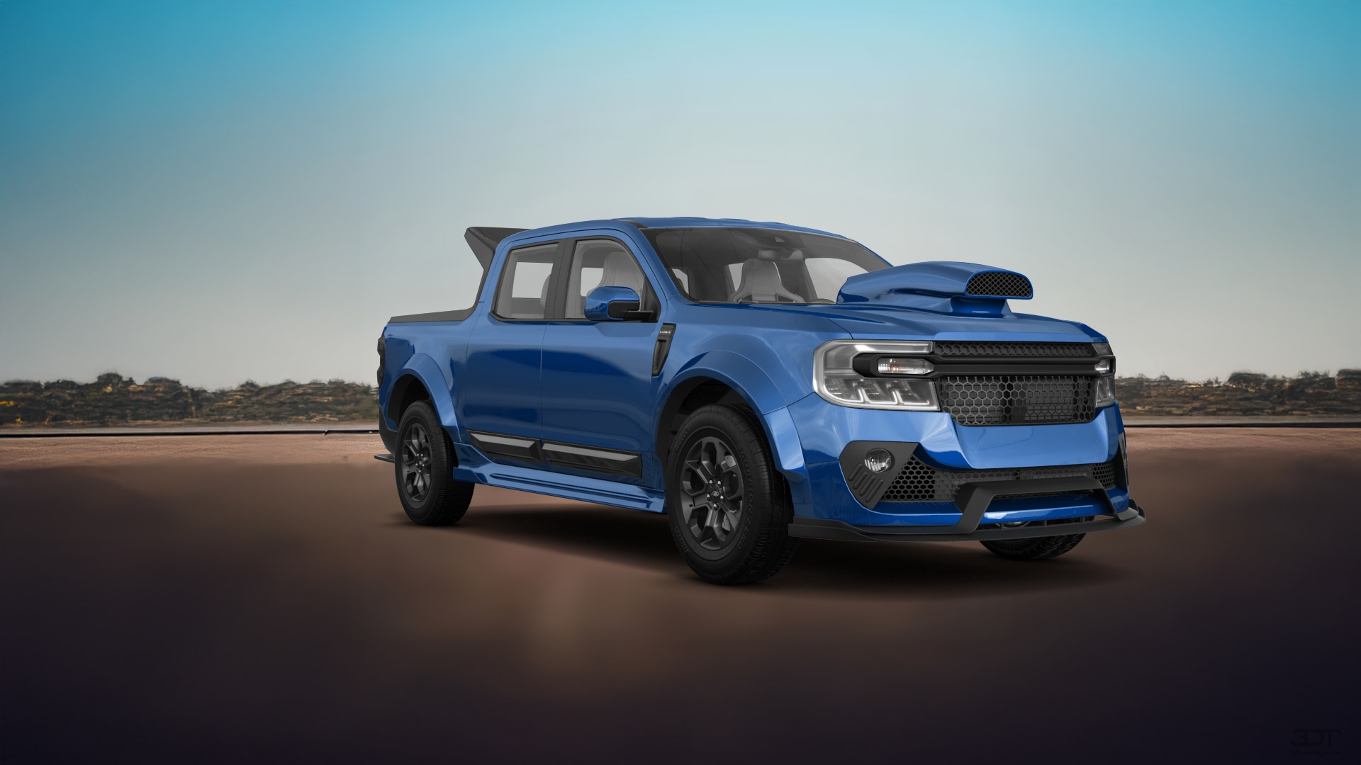 Ford Maverick 4 Door pickup truck 2022 tuning