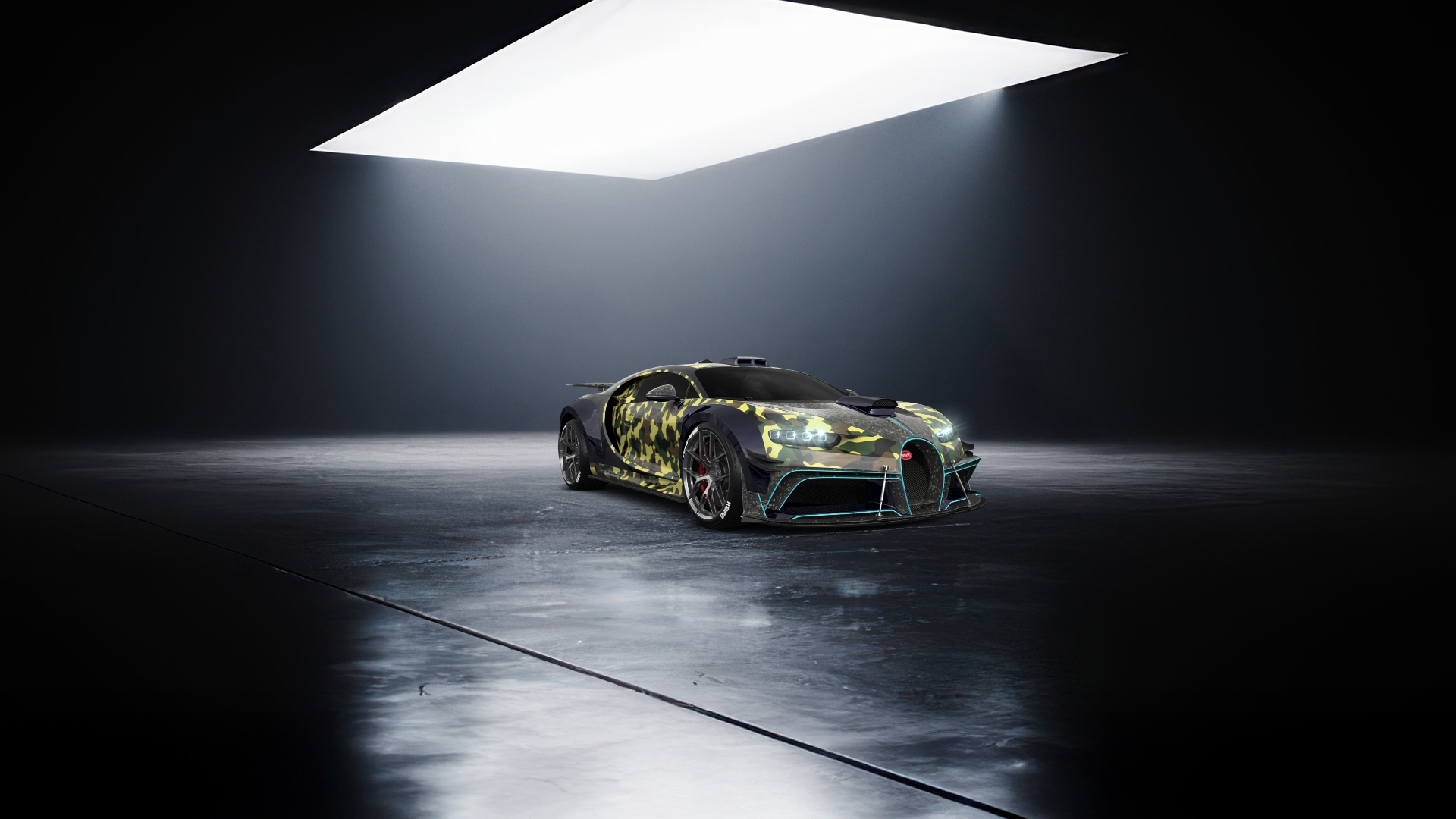 Bugatti Chiron 2 Door Coupe 2016 tuning
