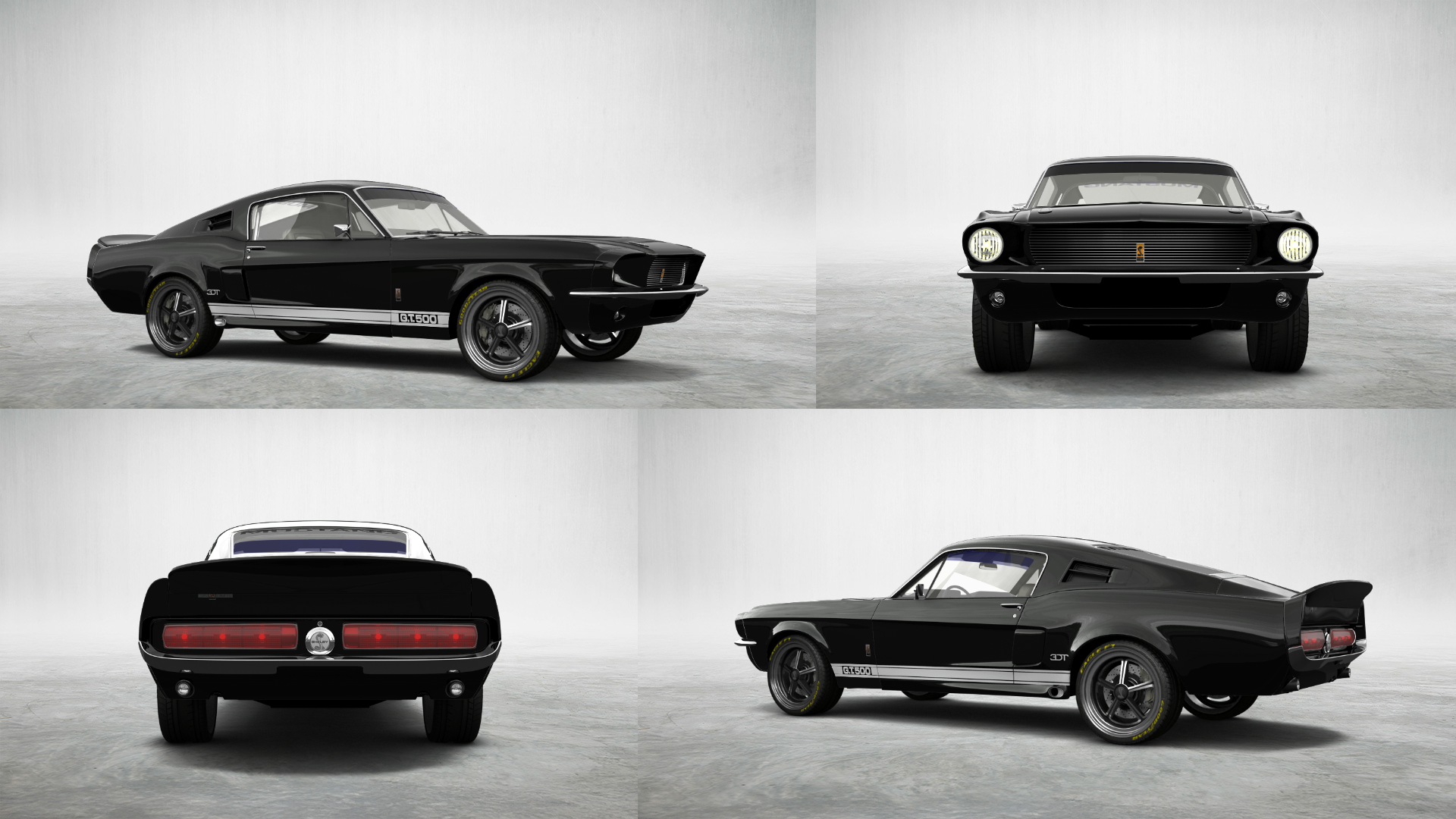 Mustang GT500 2 Door Coupe 1968 tuning