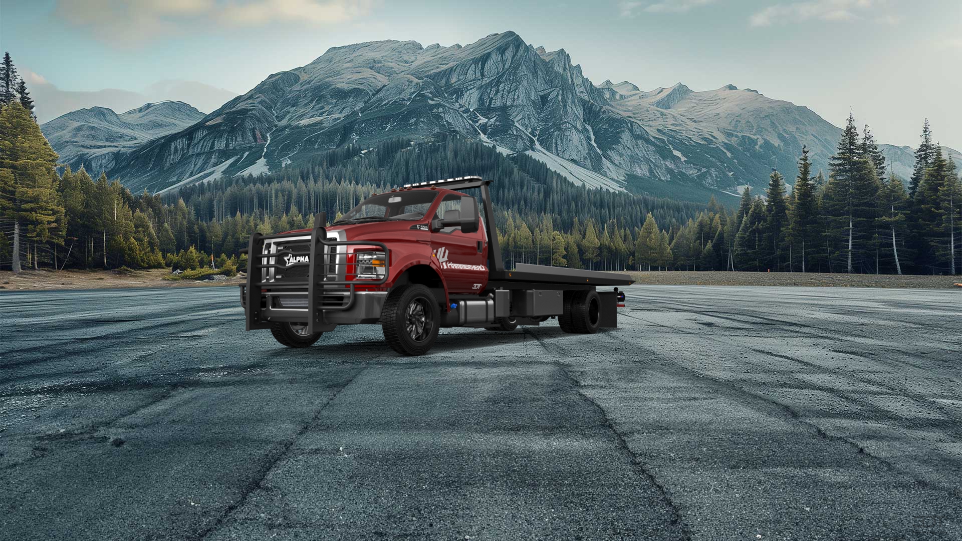 Ford F-650 Tow Truck Pickup 2016 tuning