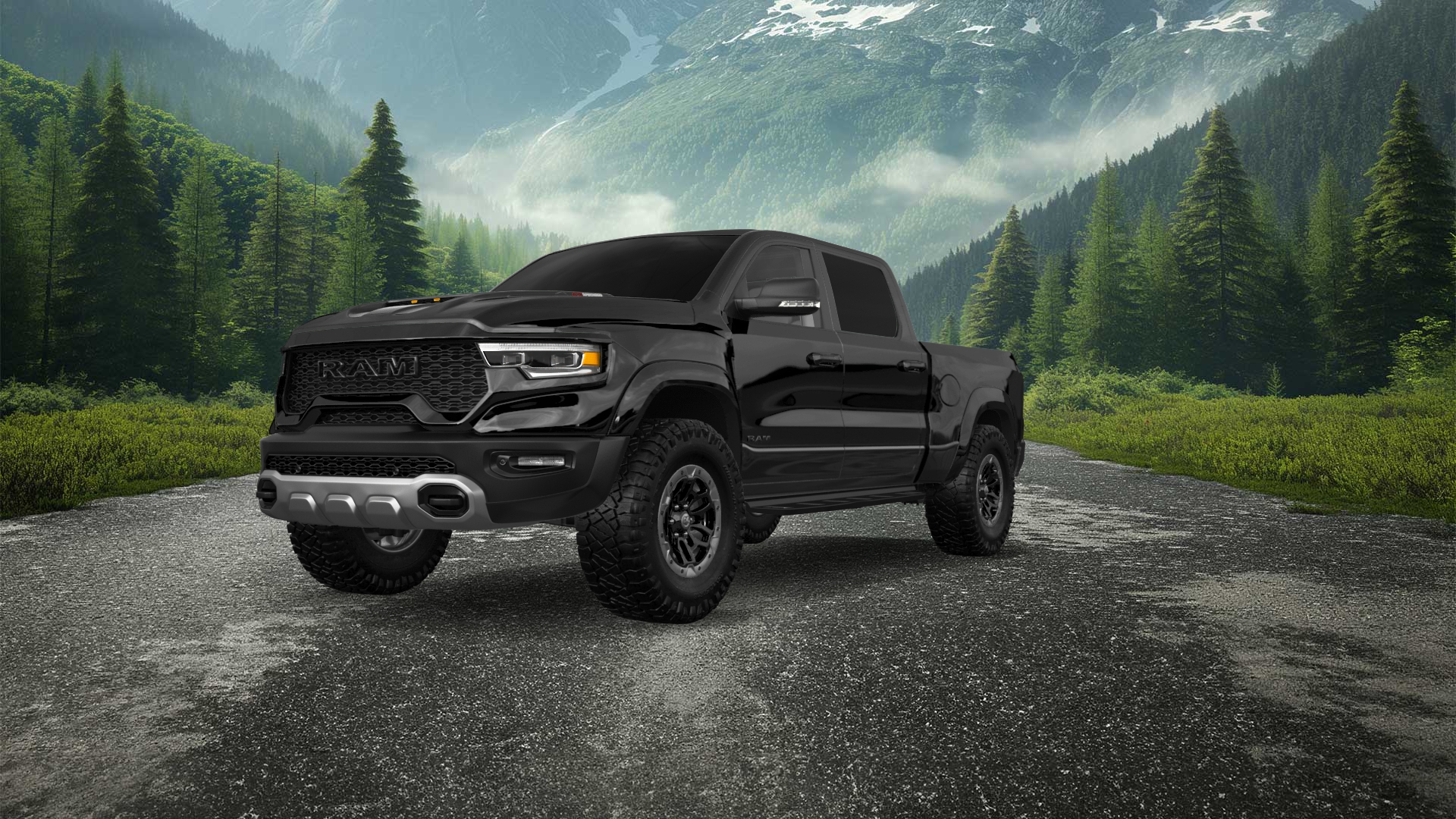 Dodge Ram 1500 TRX 4 Door pickup truck 2021 tuning