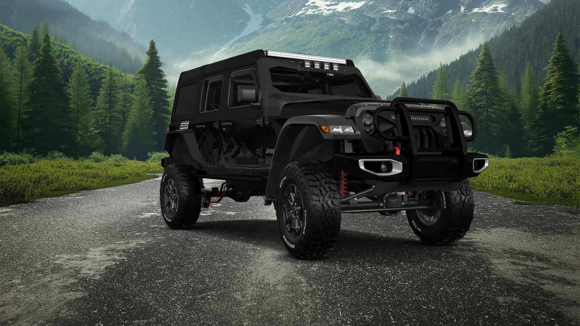 Jeep Wrangler Rubicon JL 4 Door SUV 2017 tuning