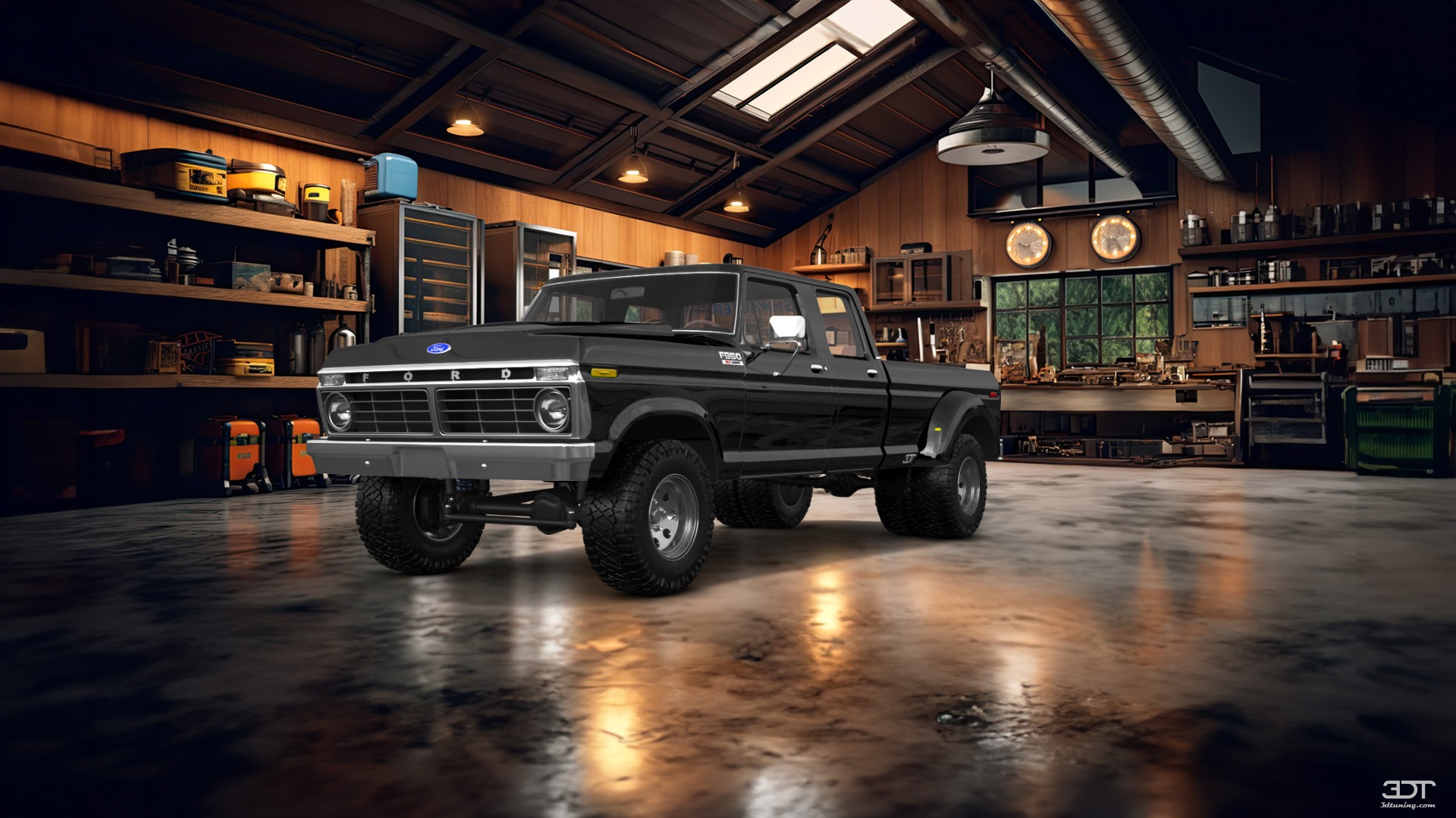 Ford F-350 Dually 4 Door pickup truck 1973