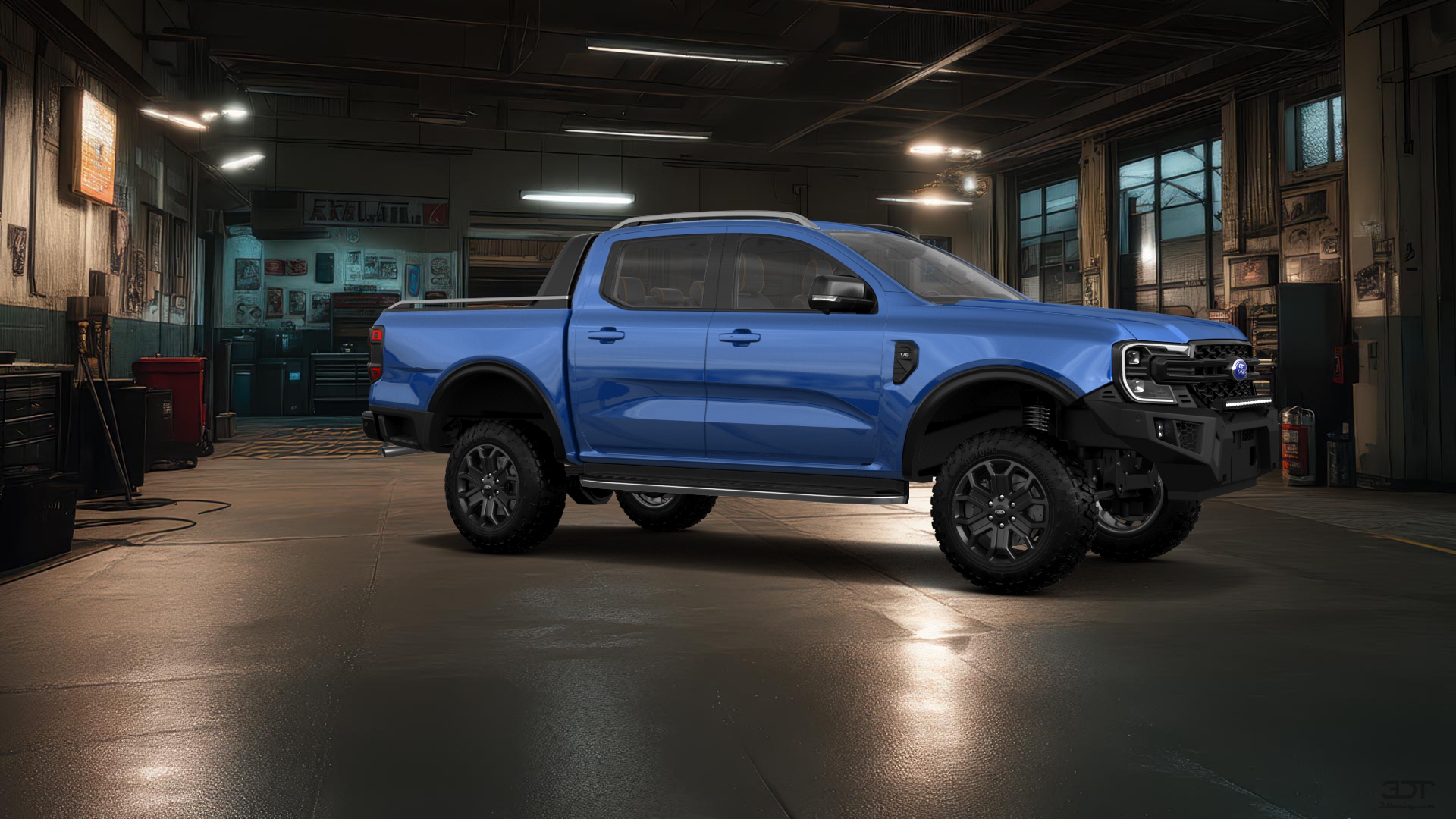Ford Ranger 4 Door pickup truck 2022 tuning
