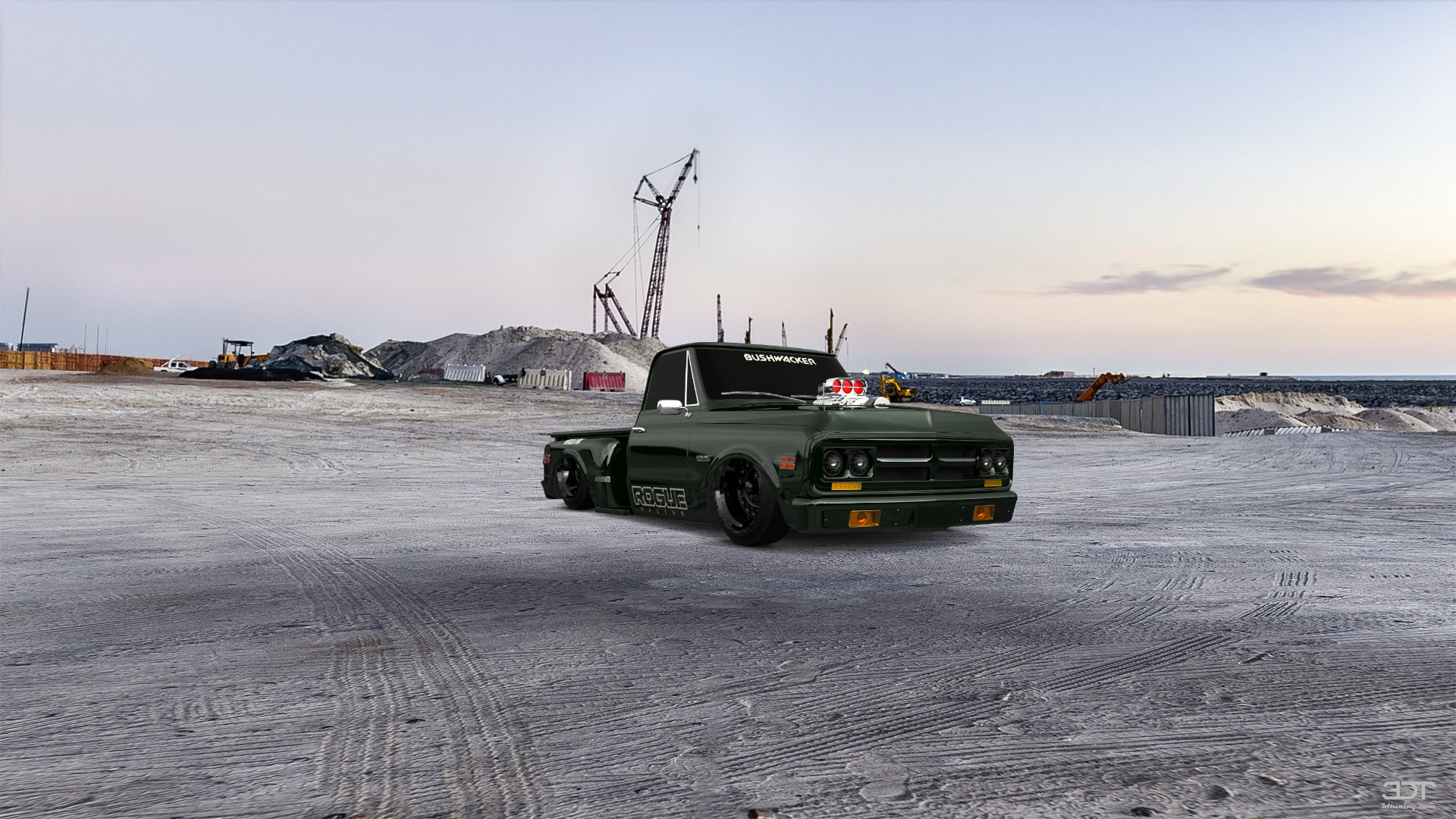 GMC K1500 2 Door pickup truck 1971 tuning