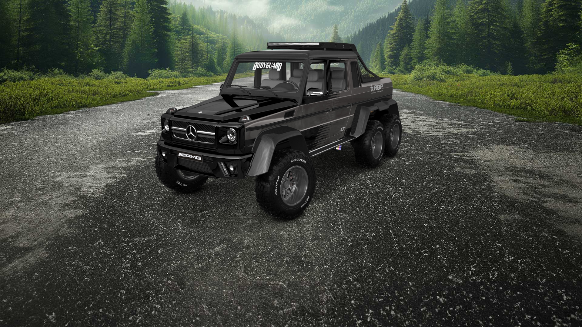 Mercedes G 63 AMG 6x6 4 Door pickup truck 2013