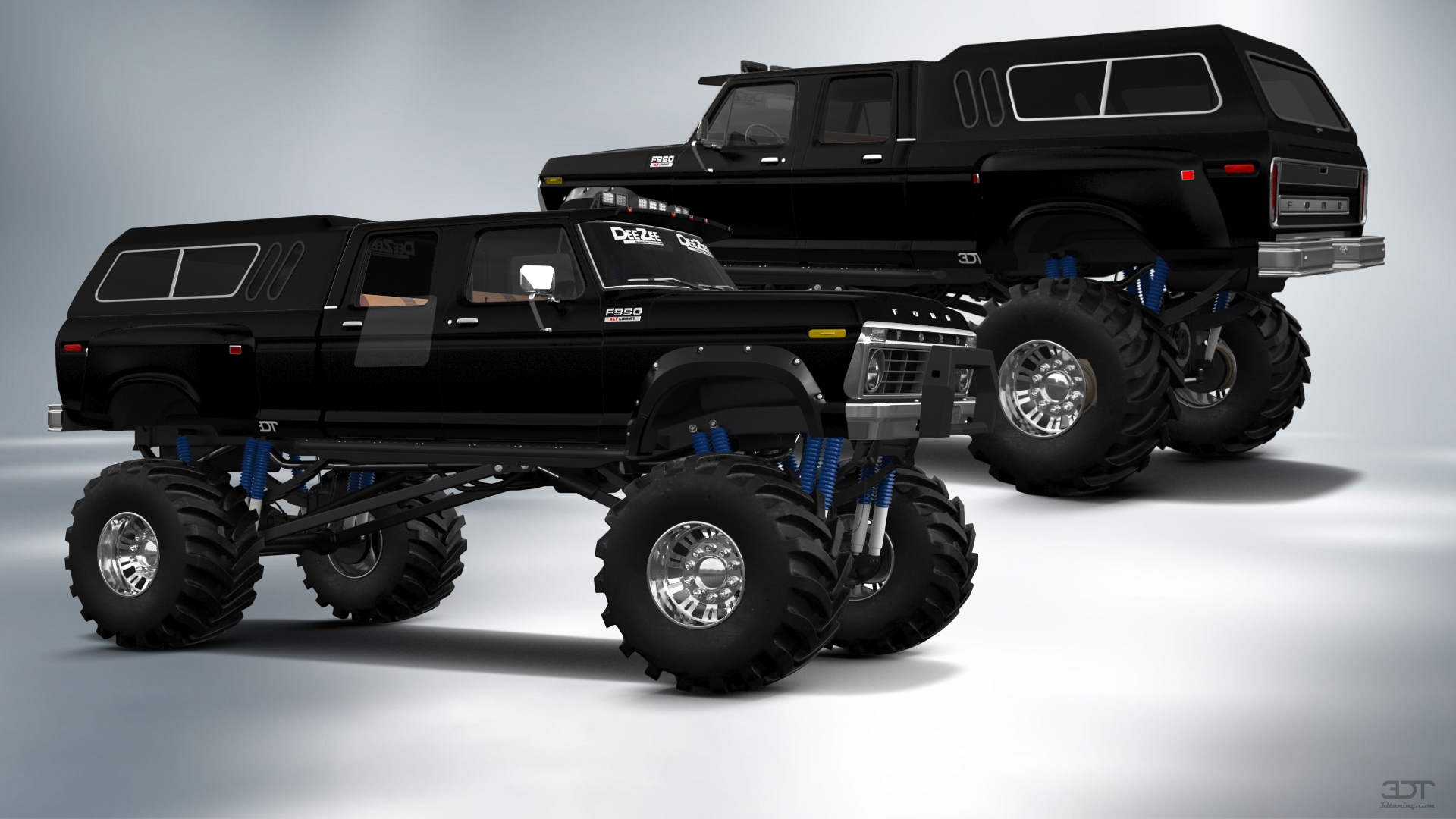 Ford F-350 Dually 4 Door pickup truck 1973 tuning