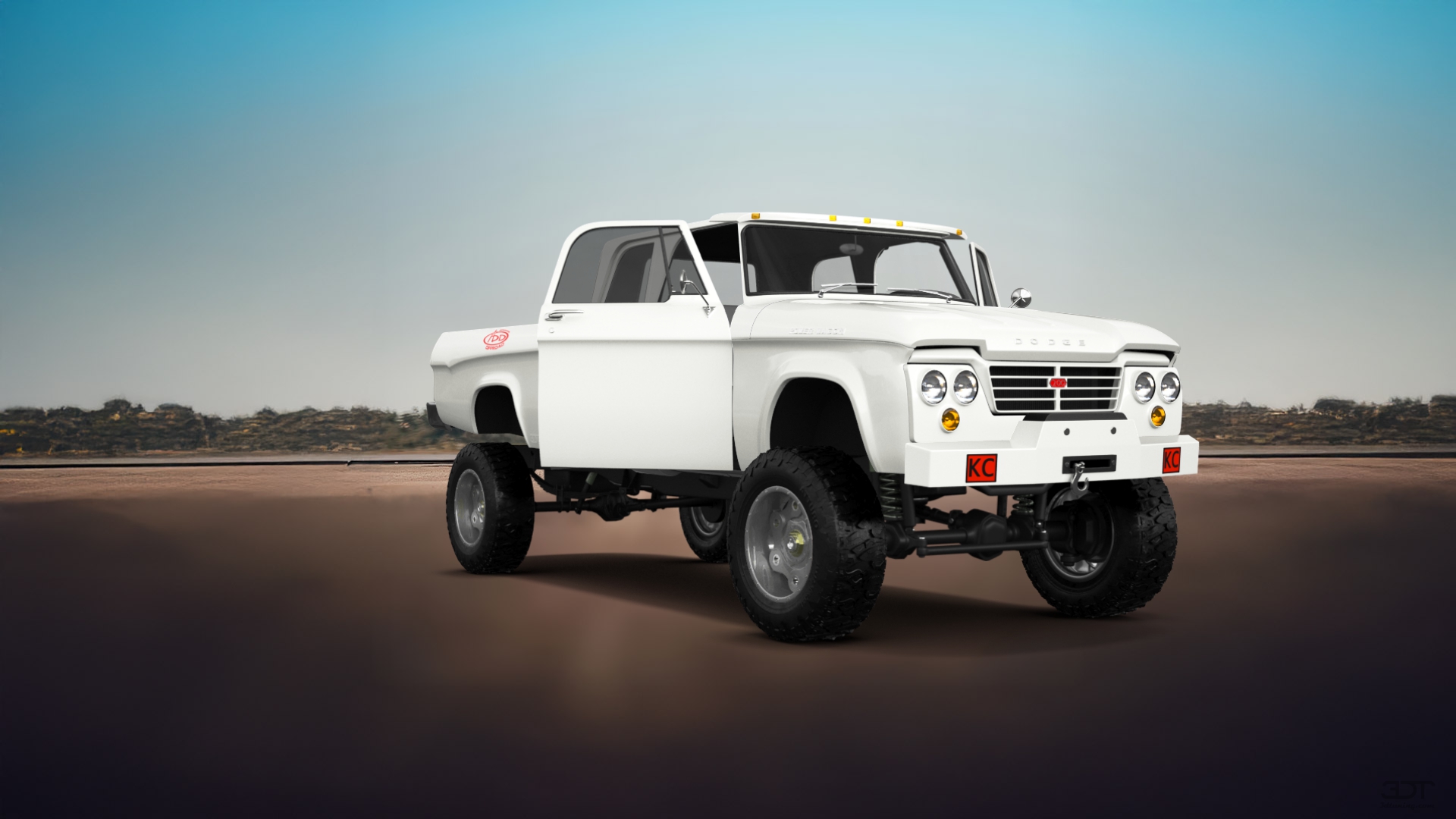 Dodge Power Wagon 4 Door pickup truck 1964 tuning