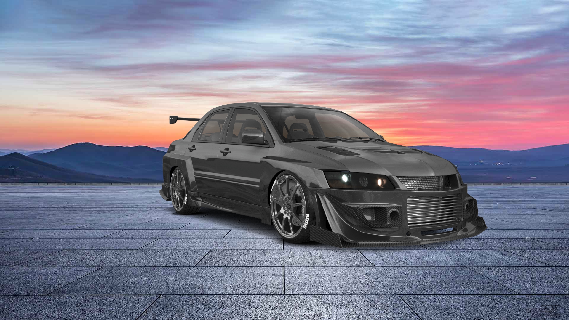 Mitsubishi Lancer Evo IX 4 Door Saloon 2005 tuning