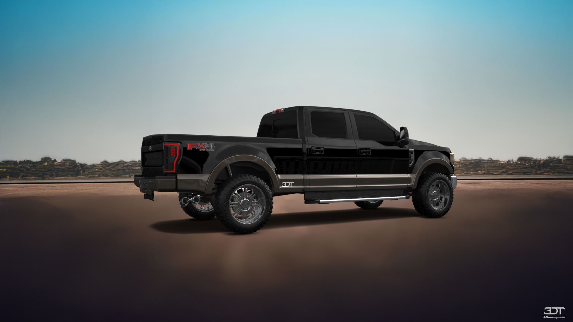 Tuning Ford F-250 4 Door pickup truck 2021