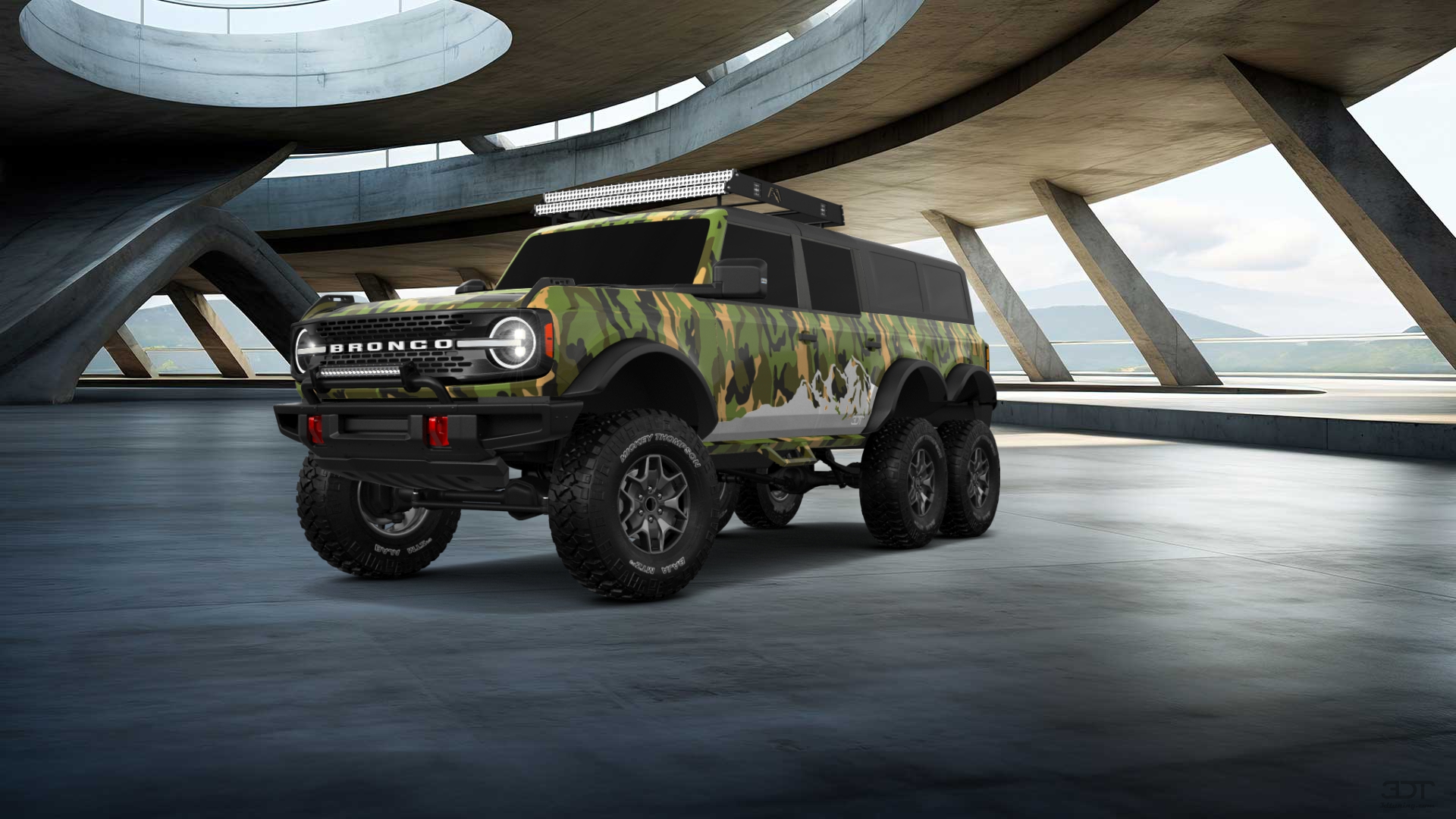 Ford Bronco 6X6 4 Door pickup truck 2021 tuning