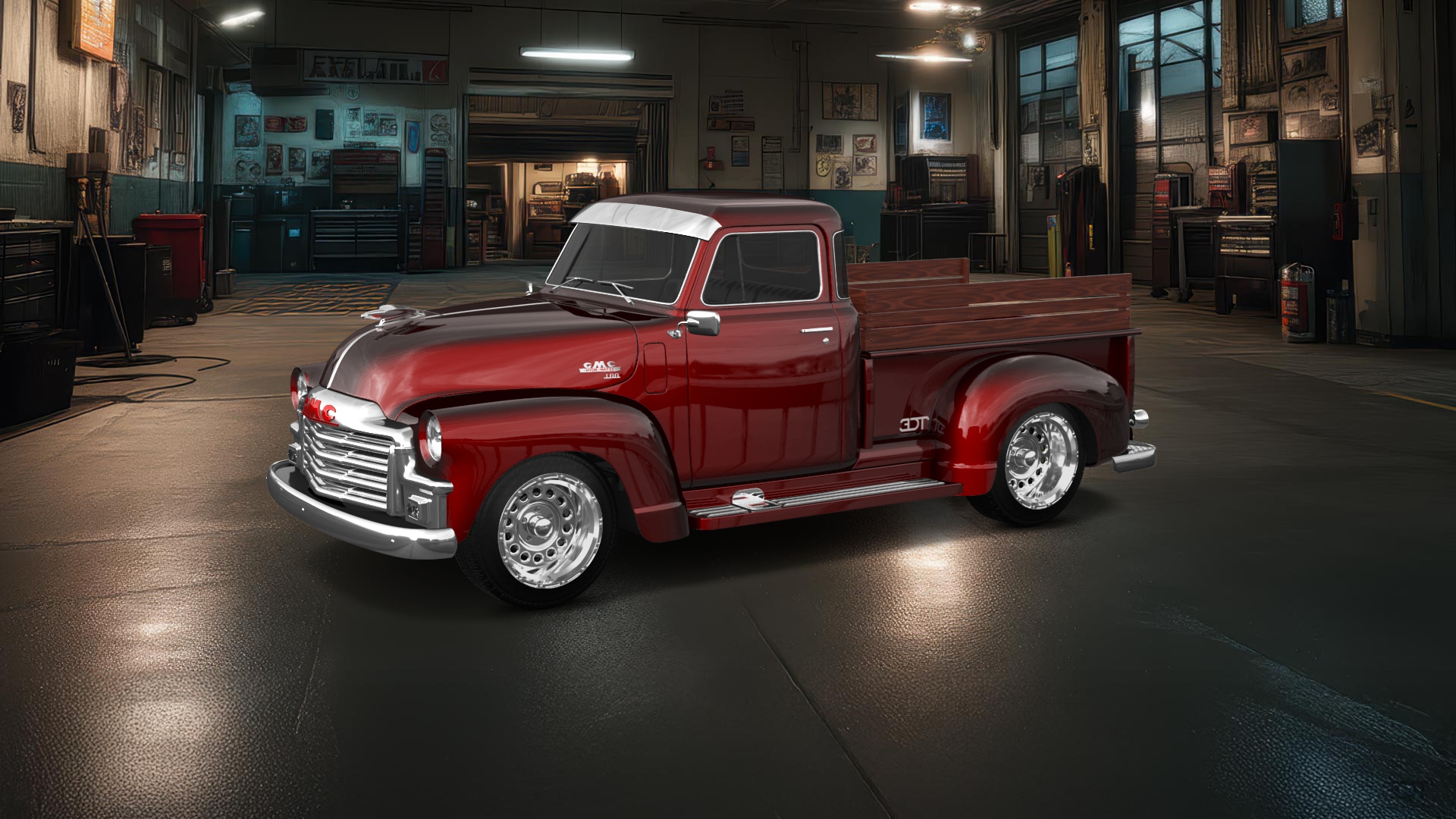 GMC 100 Stepside 2 Door pickup truck 1954 Images