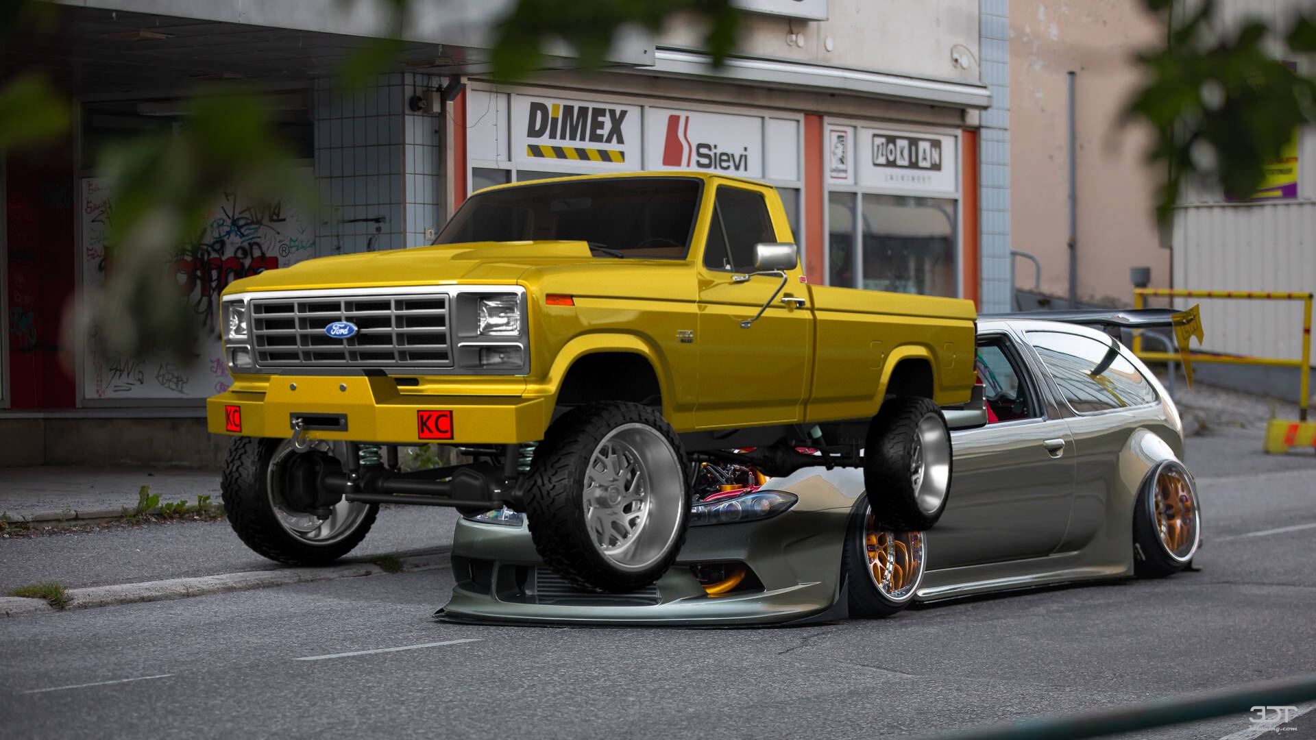 Ford F-150 2 Door pickup truck 1986 tuning