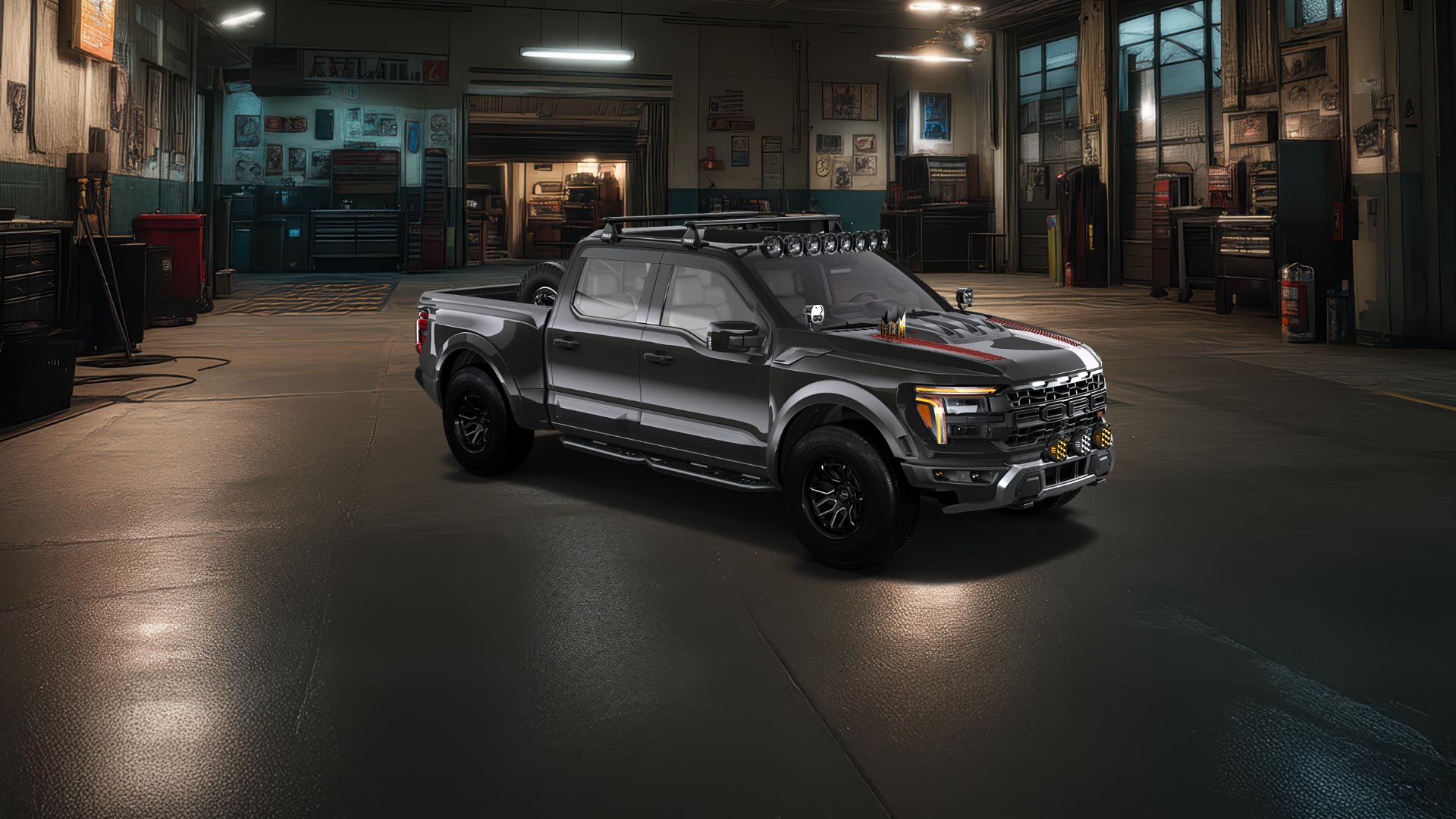 Ford F-150 Raptor 4 Door pickup truck 2024 tuning