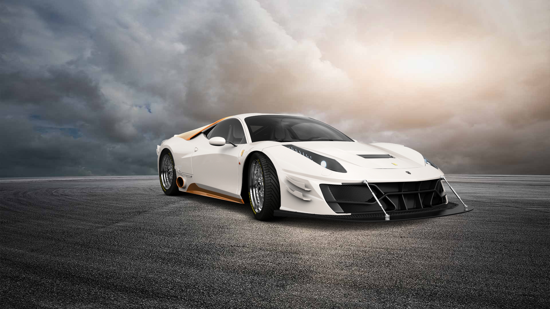 Ferrari 458 Italia 2 door spider 2010 tuning