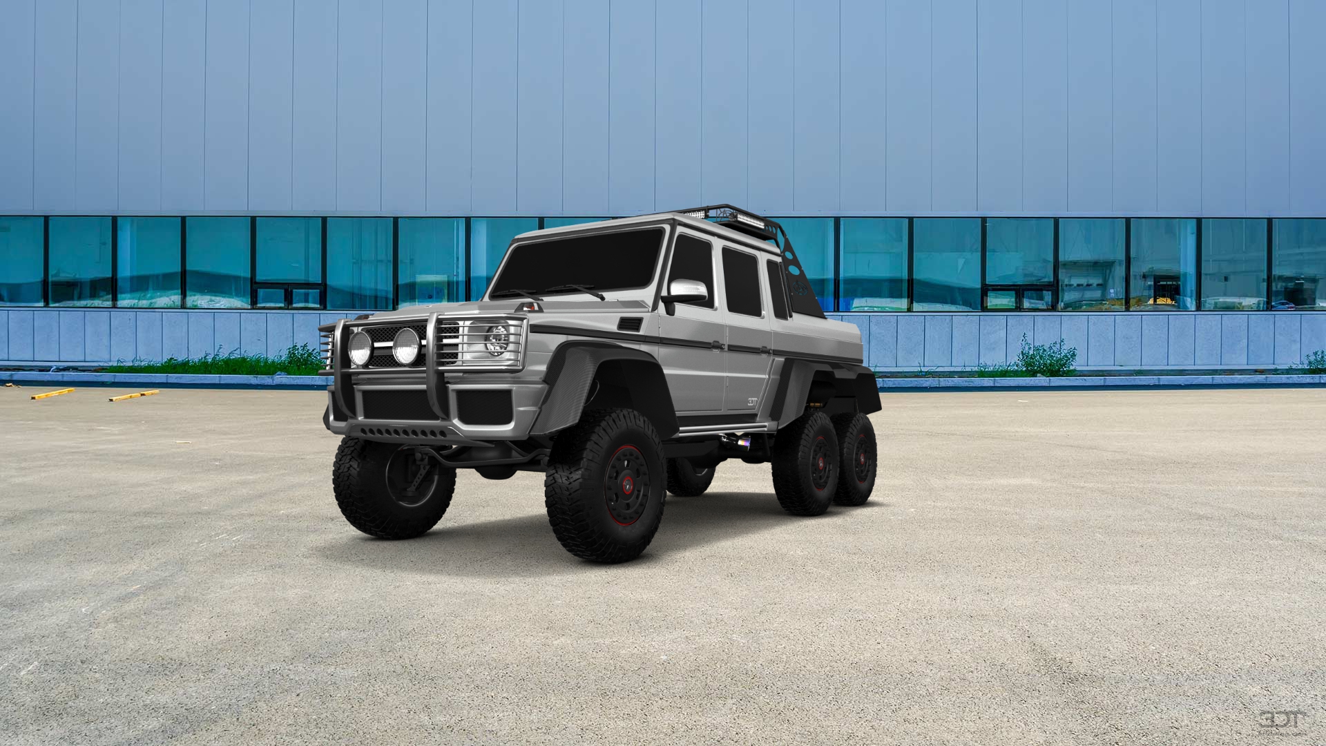 Mercedes G 63 AMG 6x6 4 Door pickup truck 2013 tuning