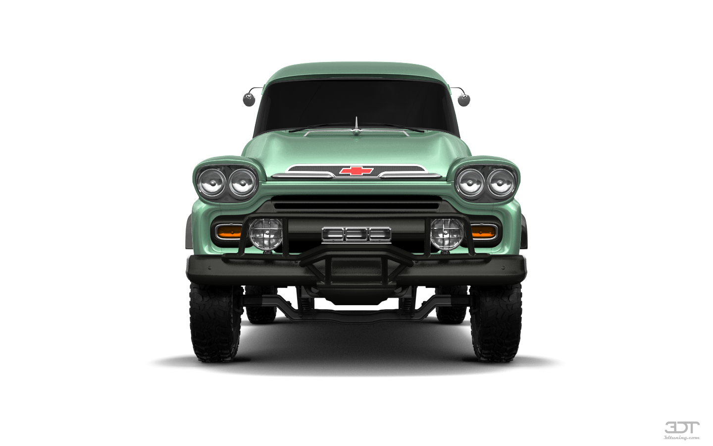 Tuning Chevrolet Apache 2 Door pickup truck 1958
