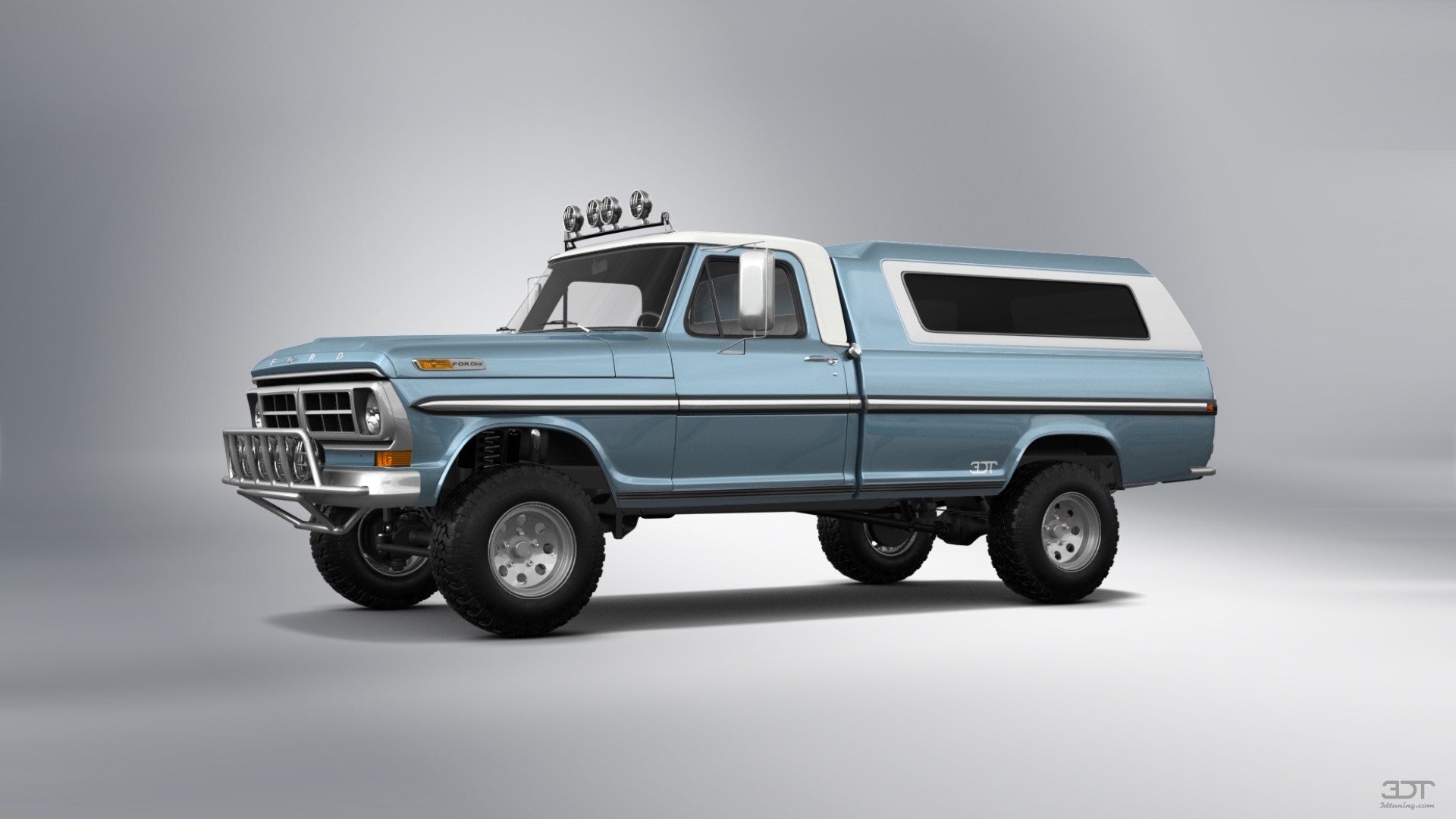 Ford F-250 2 Door pickup truck 1971 tuning