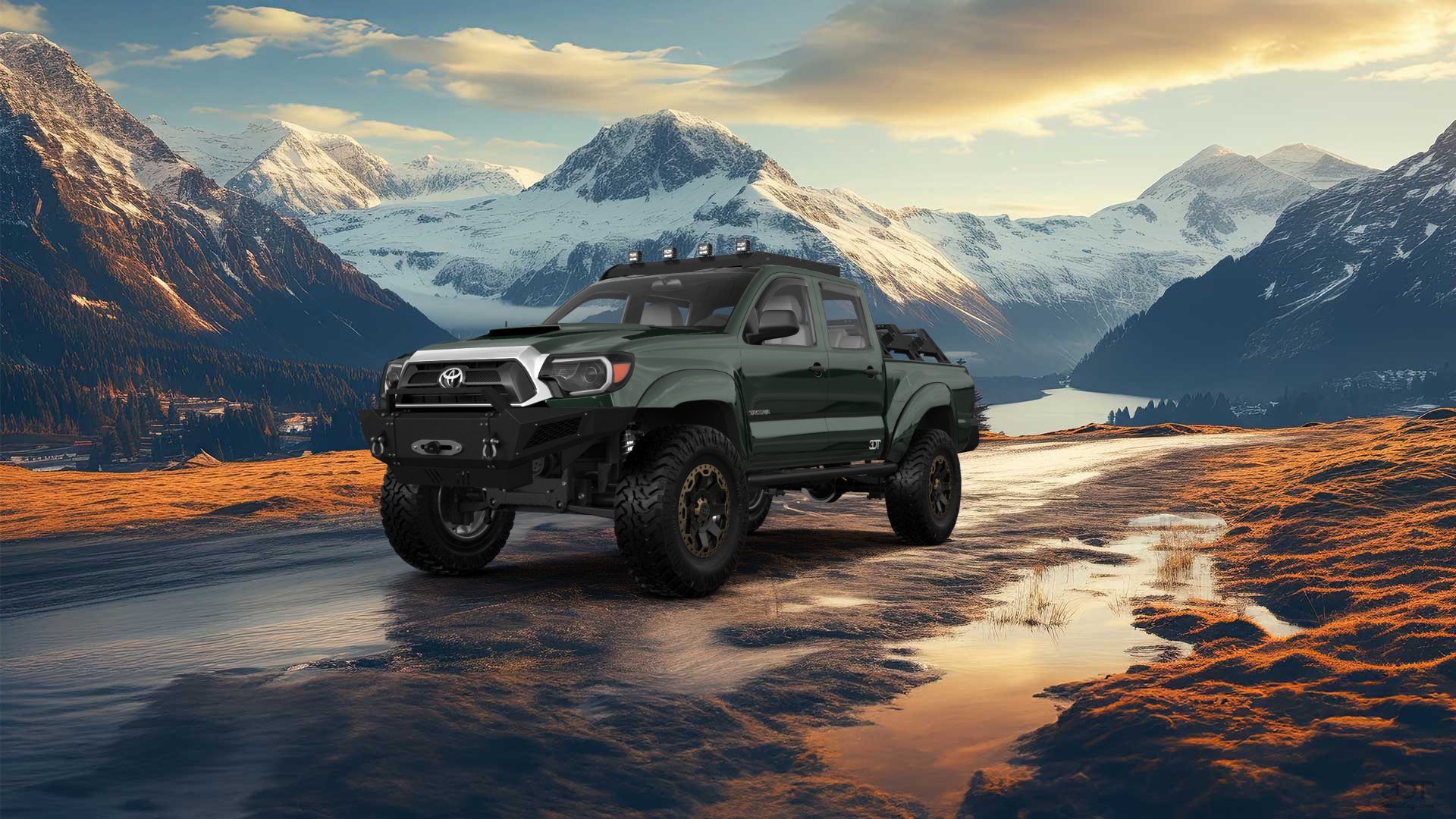 Toyota Tacoma Crew Cab 5.1 ft box 4 Door pickup truck 2012