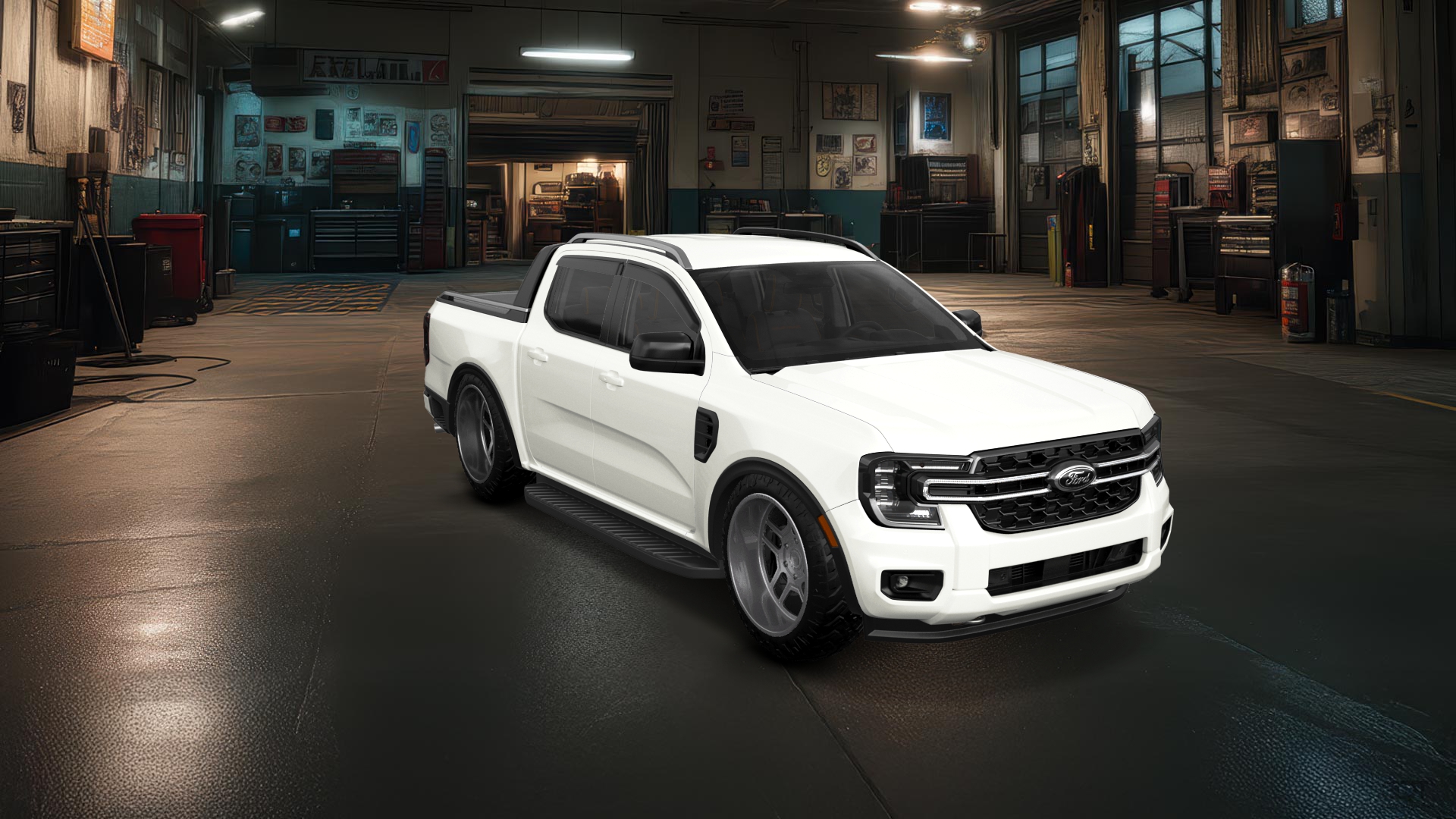 Ford Ranger 4 Door pickup truck 2022 tuning