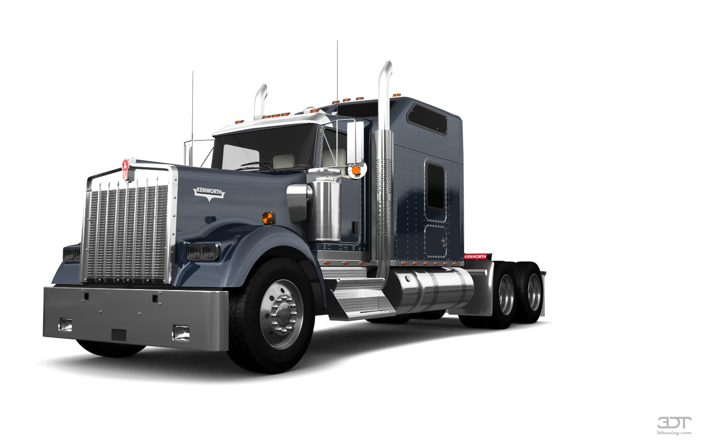 Tuning Kenworth W900 Sleeper Cab Truck 2015
