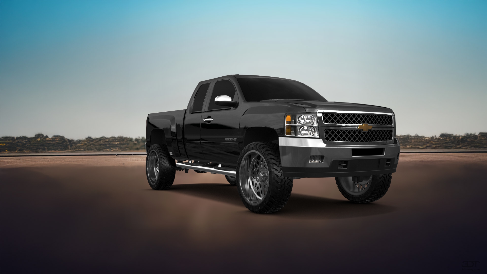 Chevrolet Silverado 2500 HD Extended Cab Pickup Truck 2007 tuning