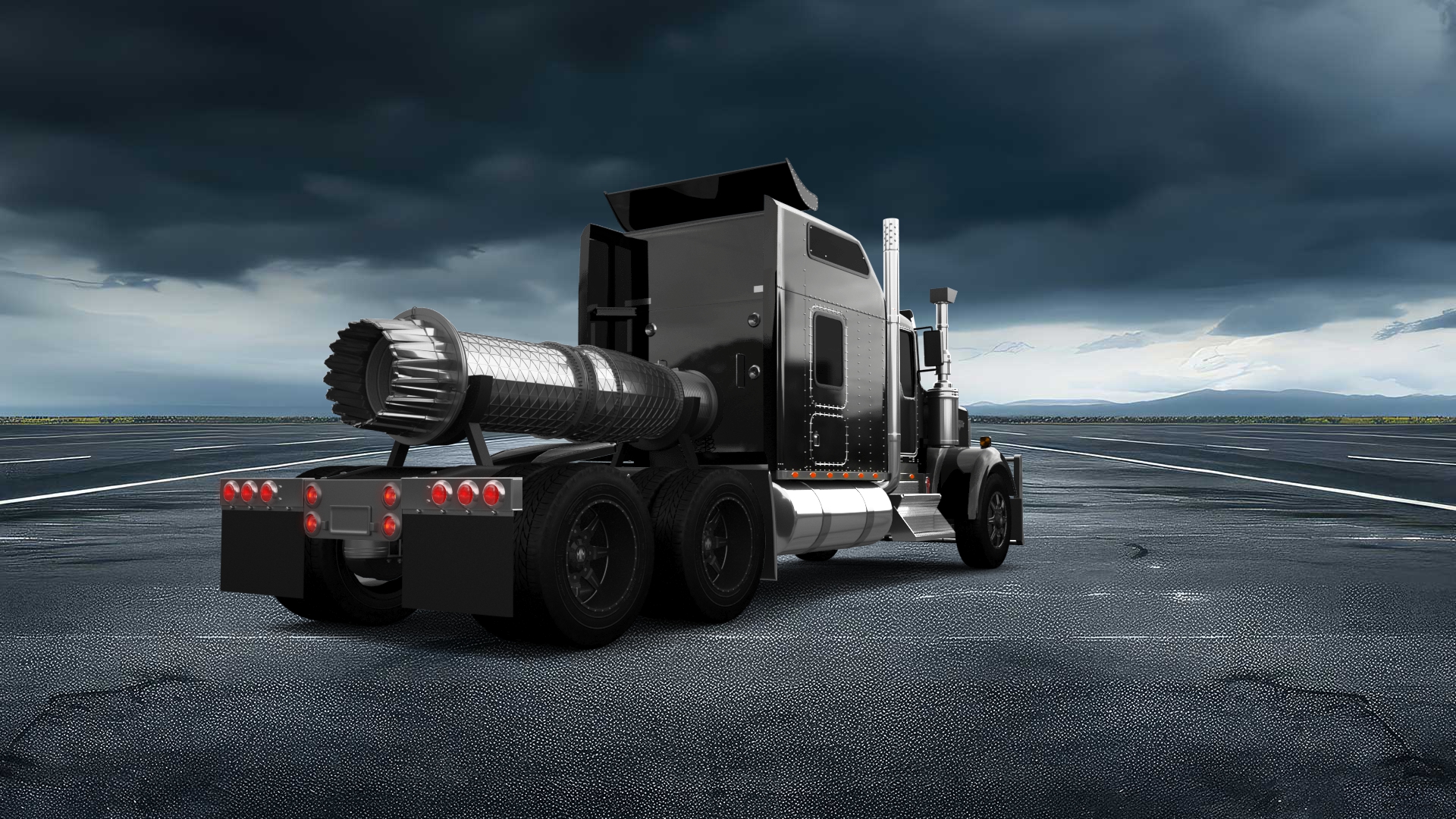 Kenworth W900 Sleeper Cab Truck 2015 tuning