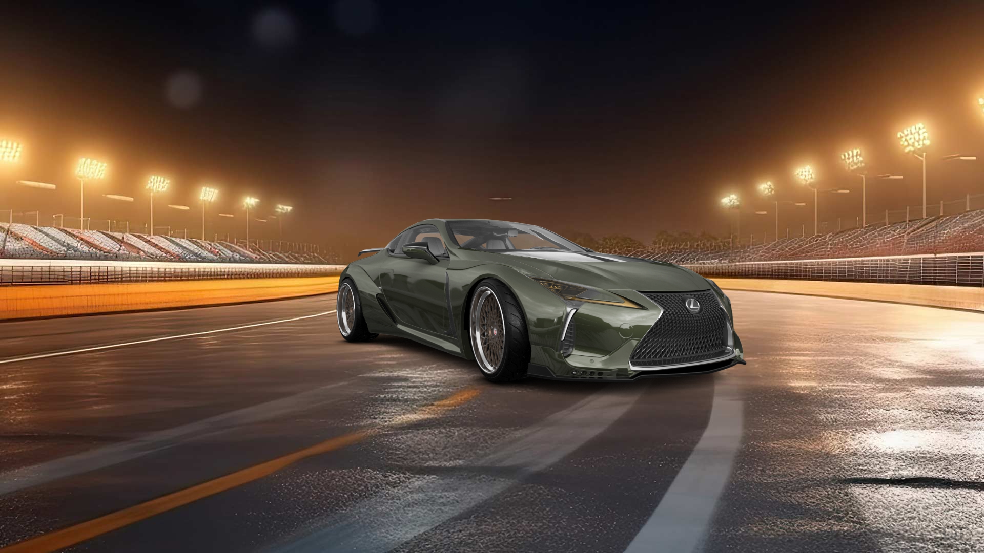 Lexus LC500 2 door fastback coupe 2017 tuning