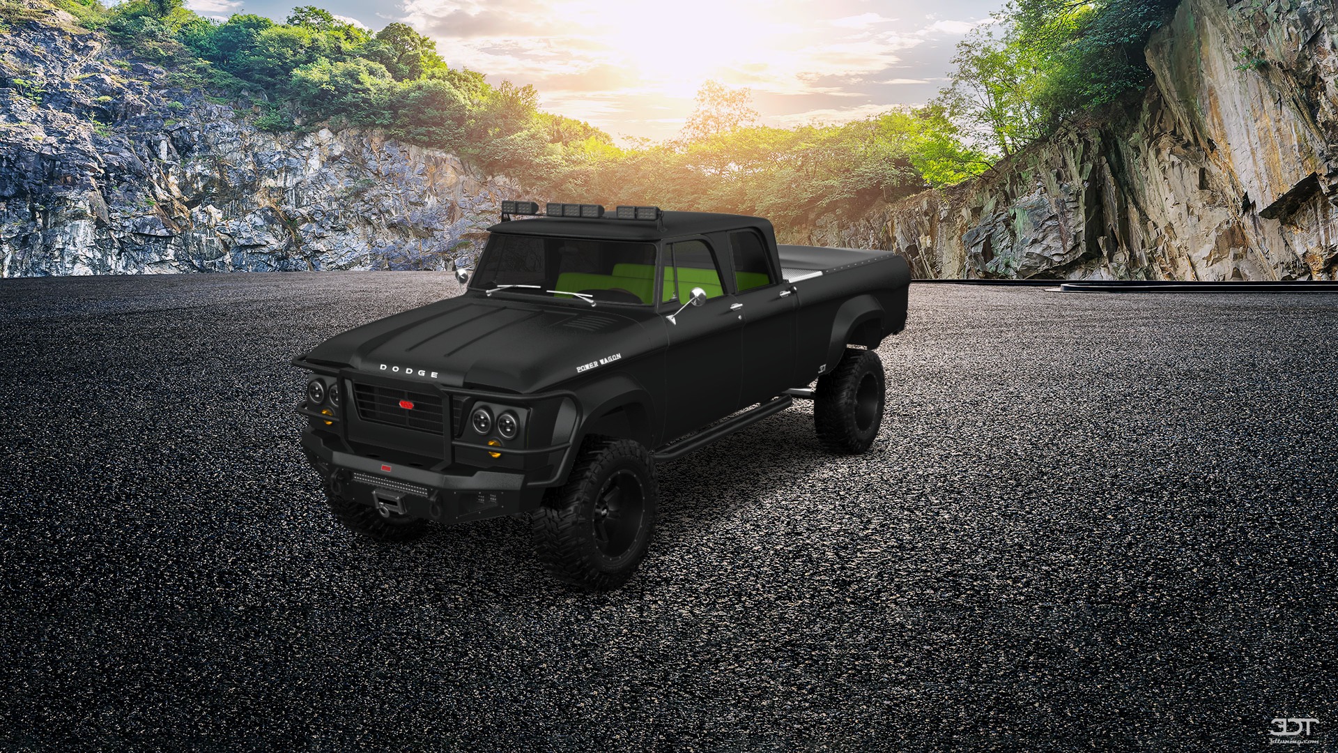 Dodge Power Wagon 4 Door pickup truck 1964