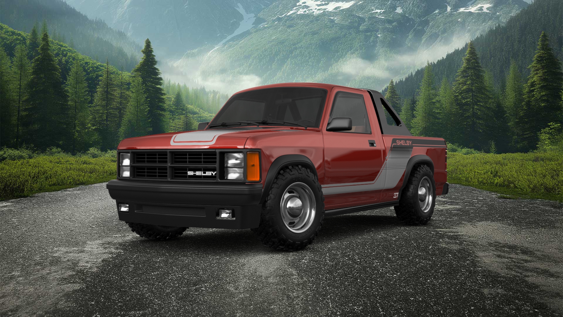 Dodge Dakota Regular Cab 2 Door pickup truck 1987