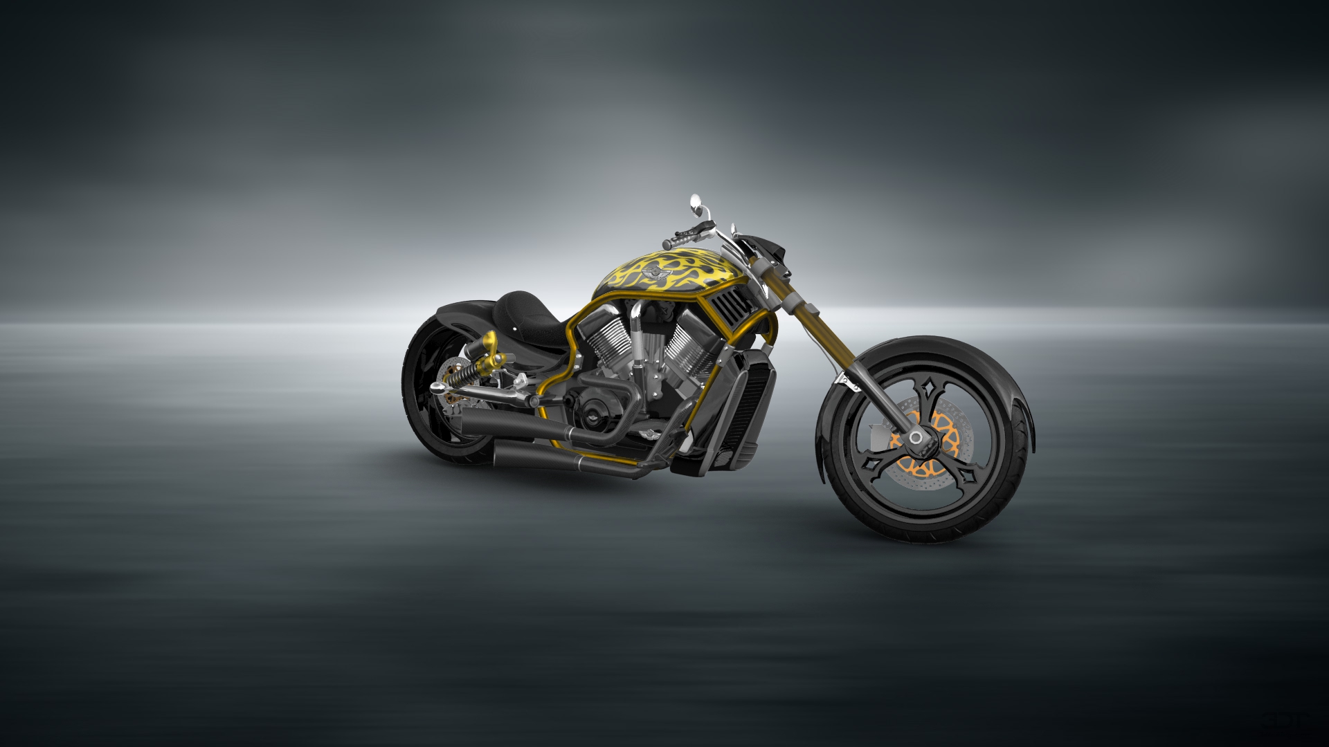 Harley-Davidson Custom Chopper Cruiser 2011 tuning