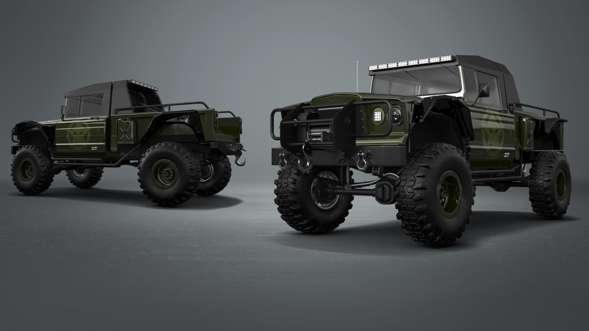Jeep Kaiser M715 2 Door pickup truck 1968 tuning