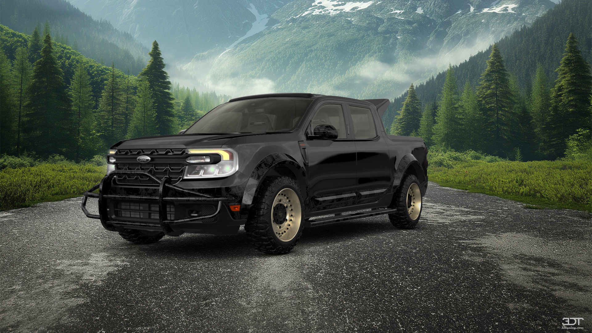 Ford Maverick 4 Door pickup truck 2022 tuning