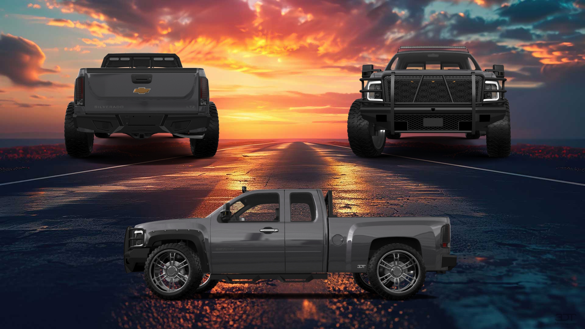 Chevrolet Silverado 2500 HD Extended Cab Pickup Truck 2007 tuning