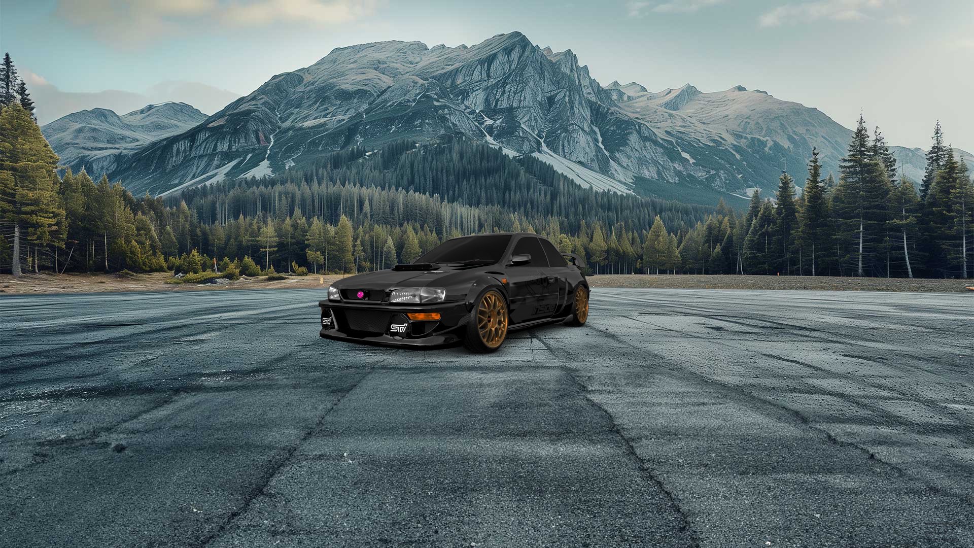 Subaru Impreza WRX STI 22B 2 Door Coupe 2000 tuning