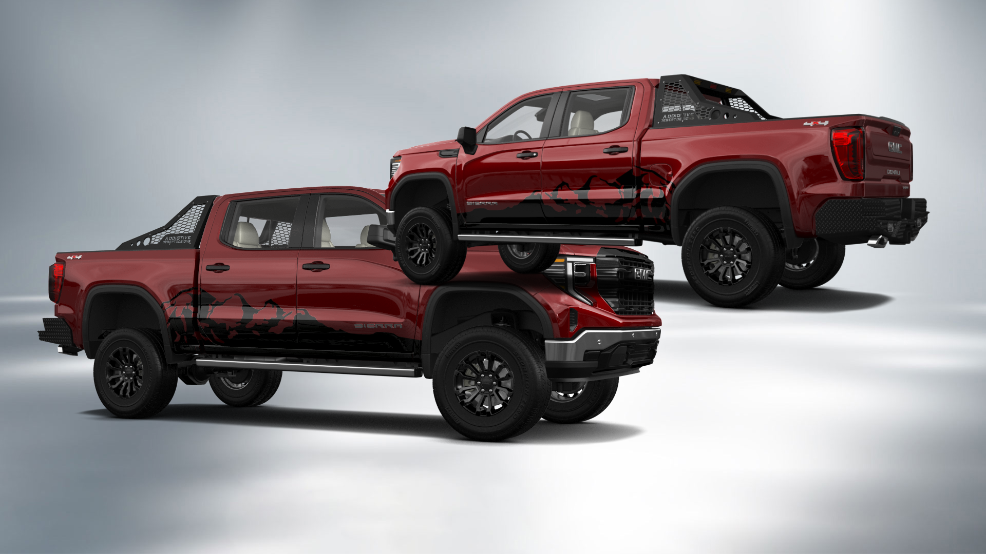 GMC Sierra 1500 Crew Cab 5.8 ft box 4 Door pickup truck 2023 Images