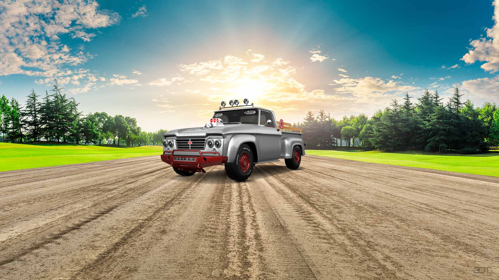 Dodge D-100 Stepside 2 Door pickup truck 1961