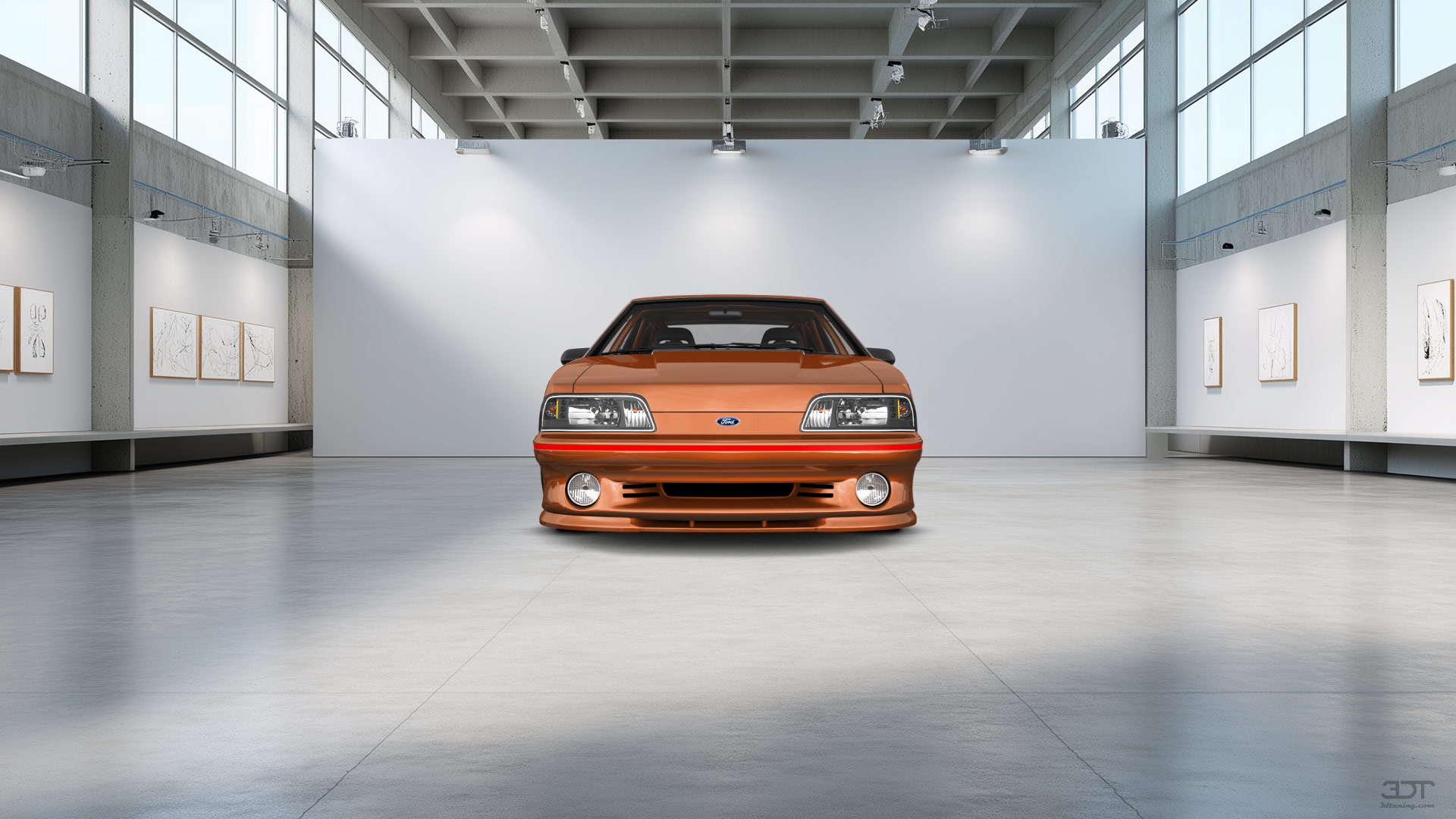 Ford Mustang 3 Door Hatchback 1988 tuning