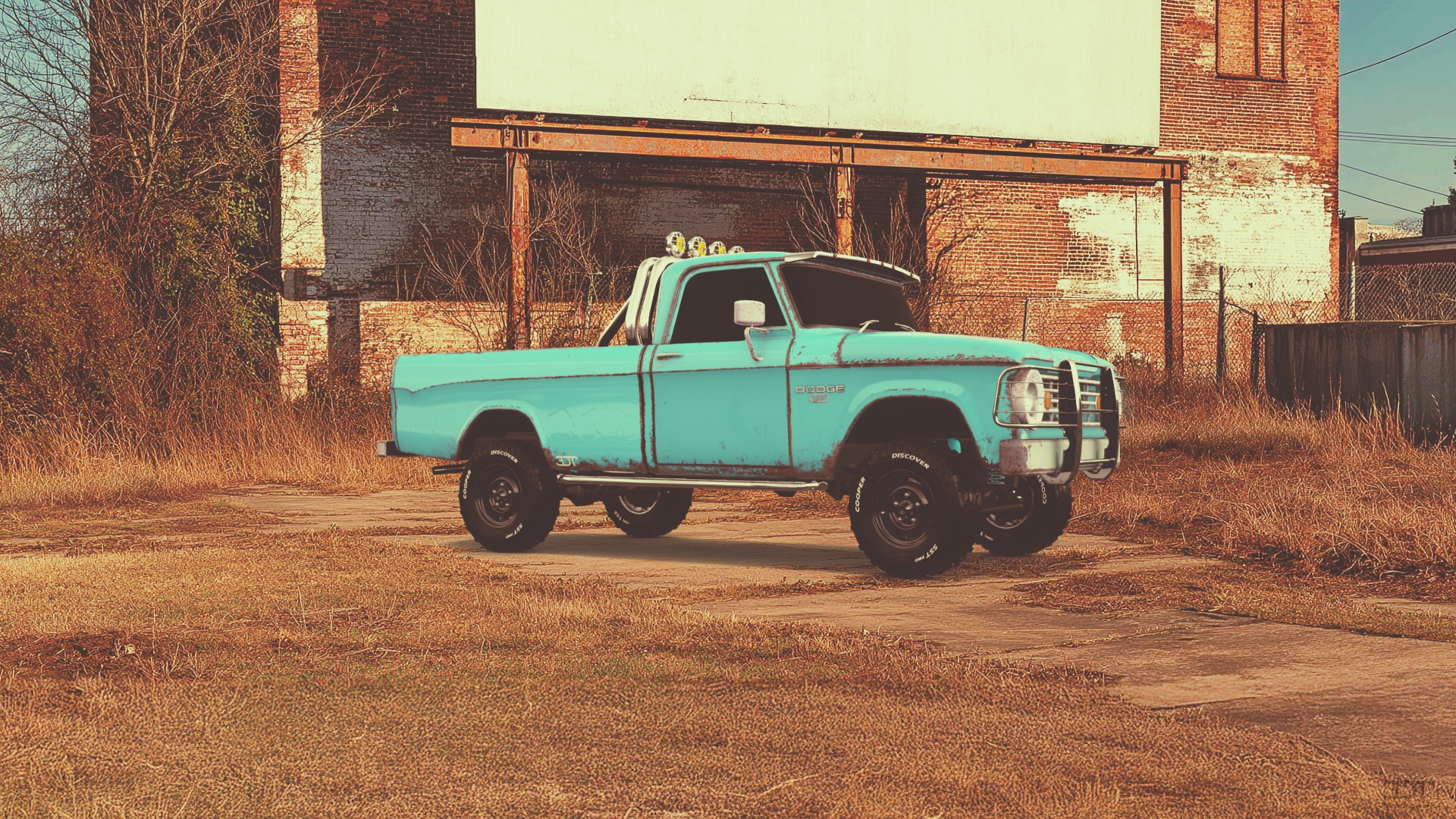 Dodge Power Wagon W200 2 Door pickup truck 1966 tuning