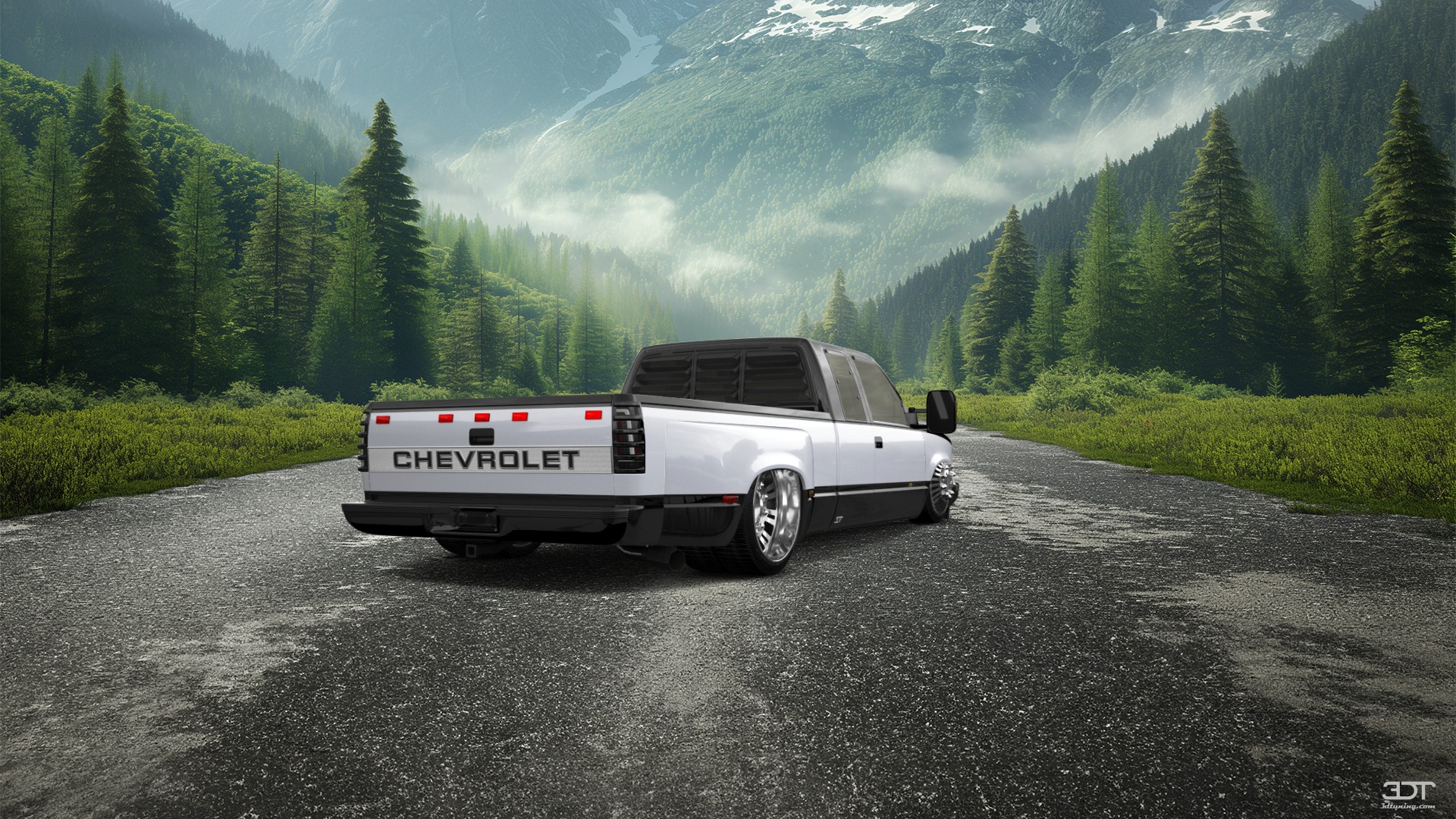 Chevrolet K3500 Extended Cab Pickup Truck 1988